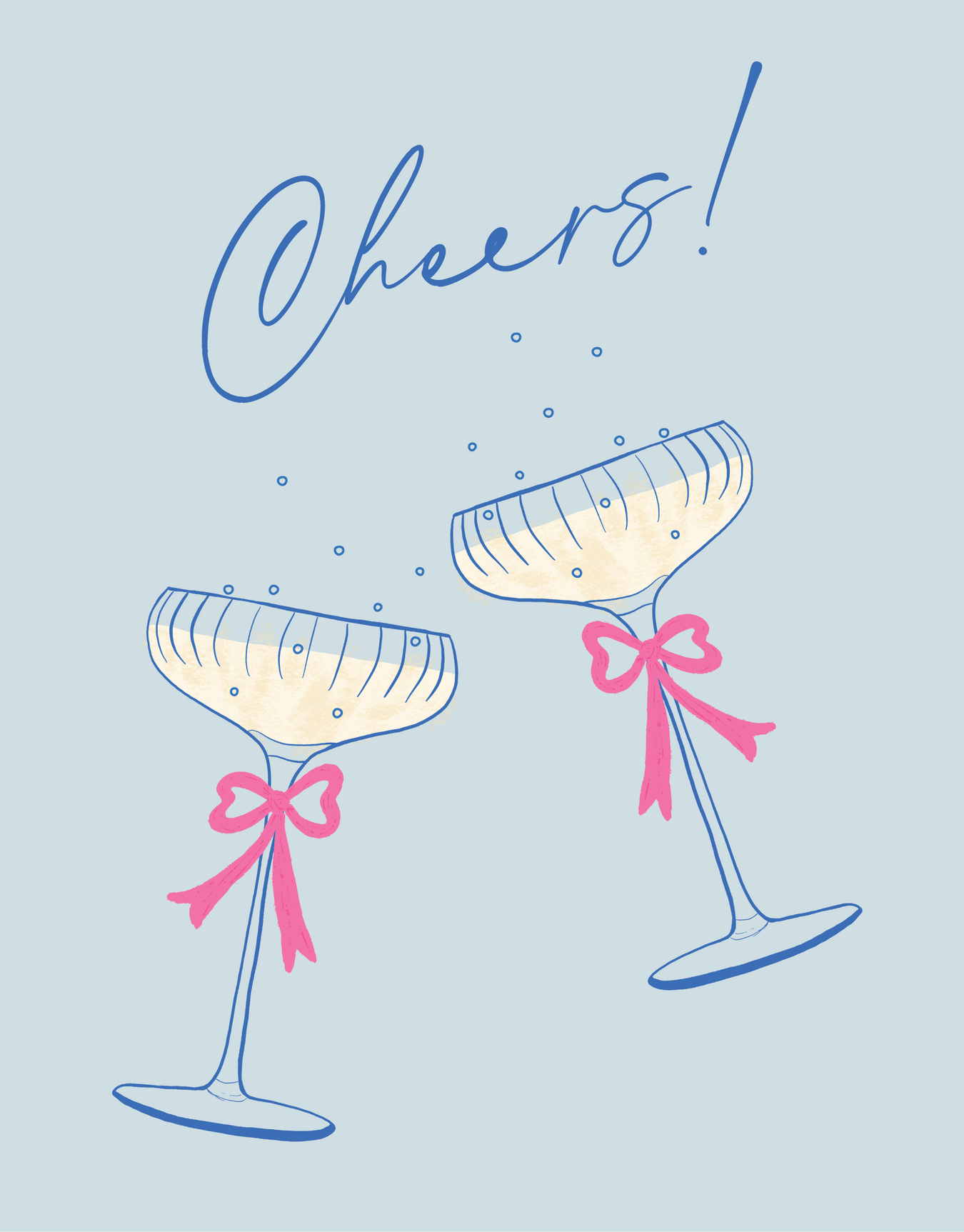 Cheers Champagne Coupes