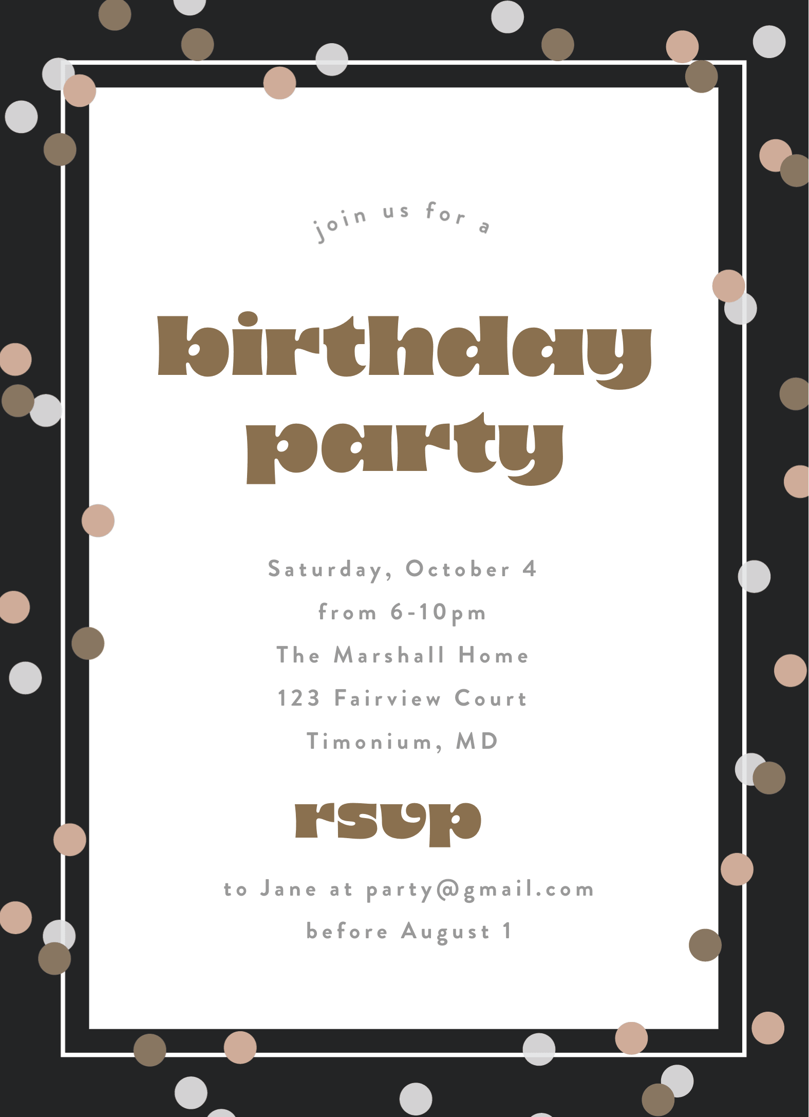 Birthday Party Confetti