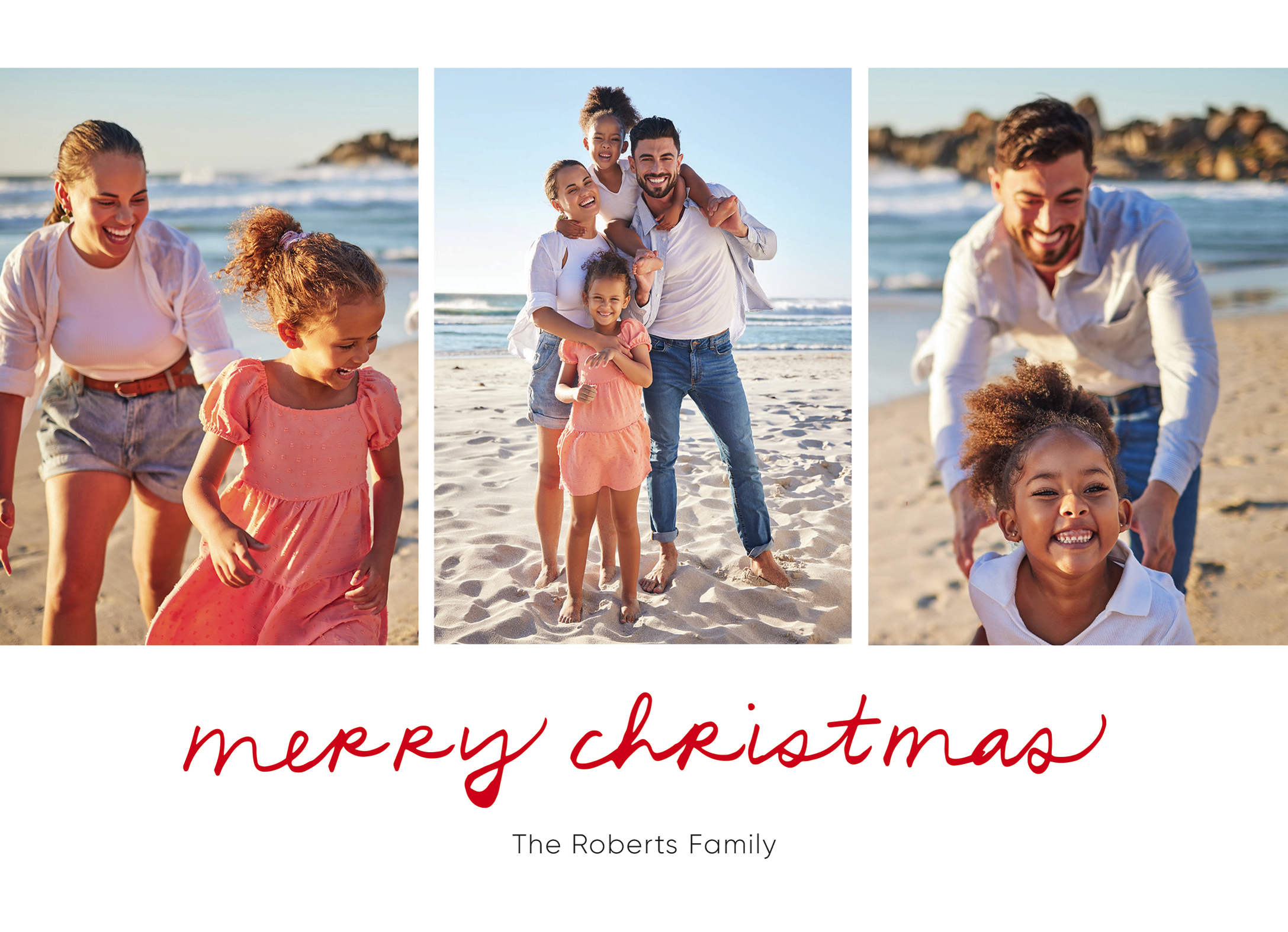 Merry Christmas Red Script