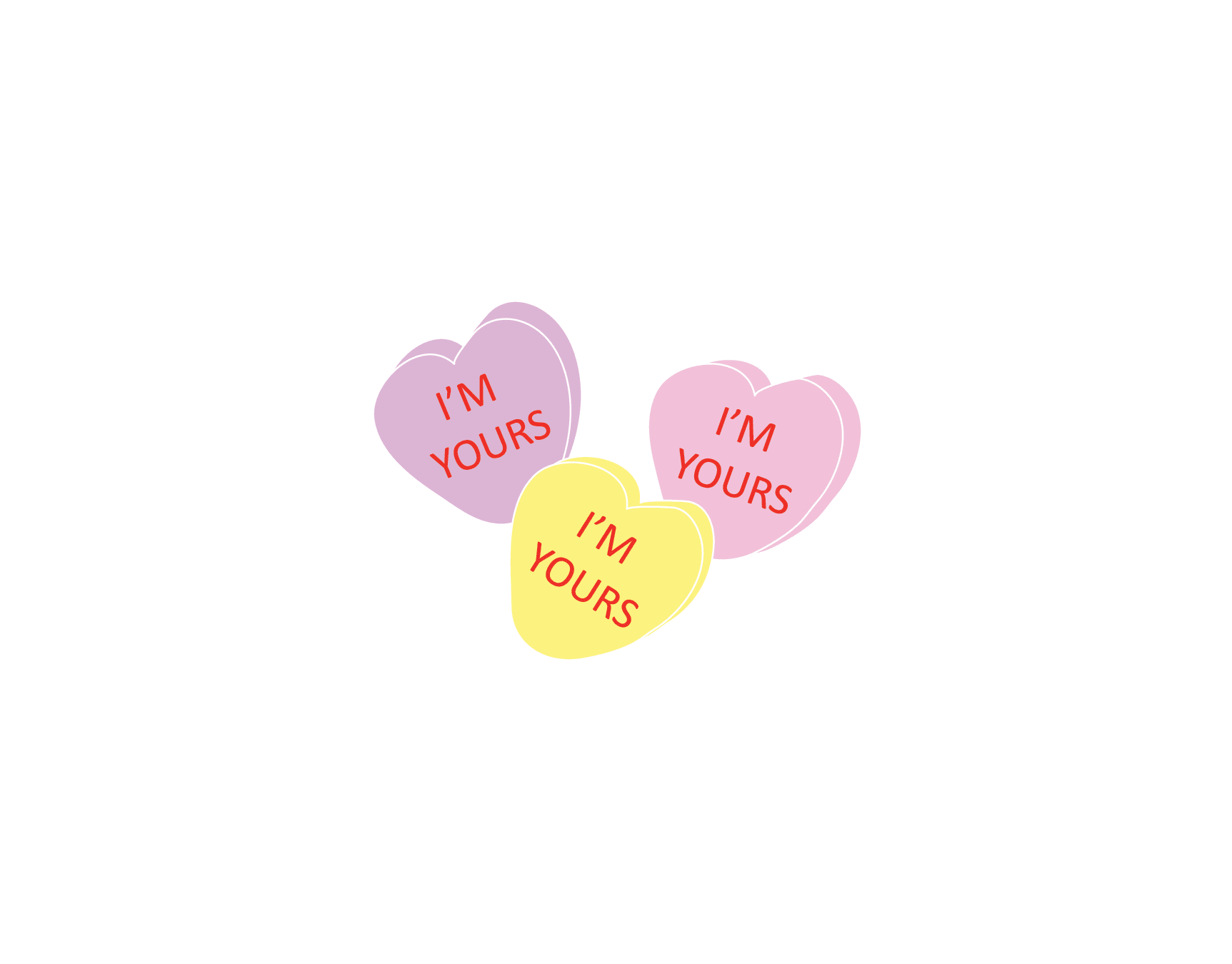 I'm Yours Conversation Hearts