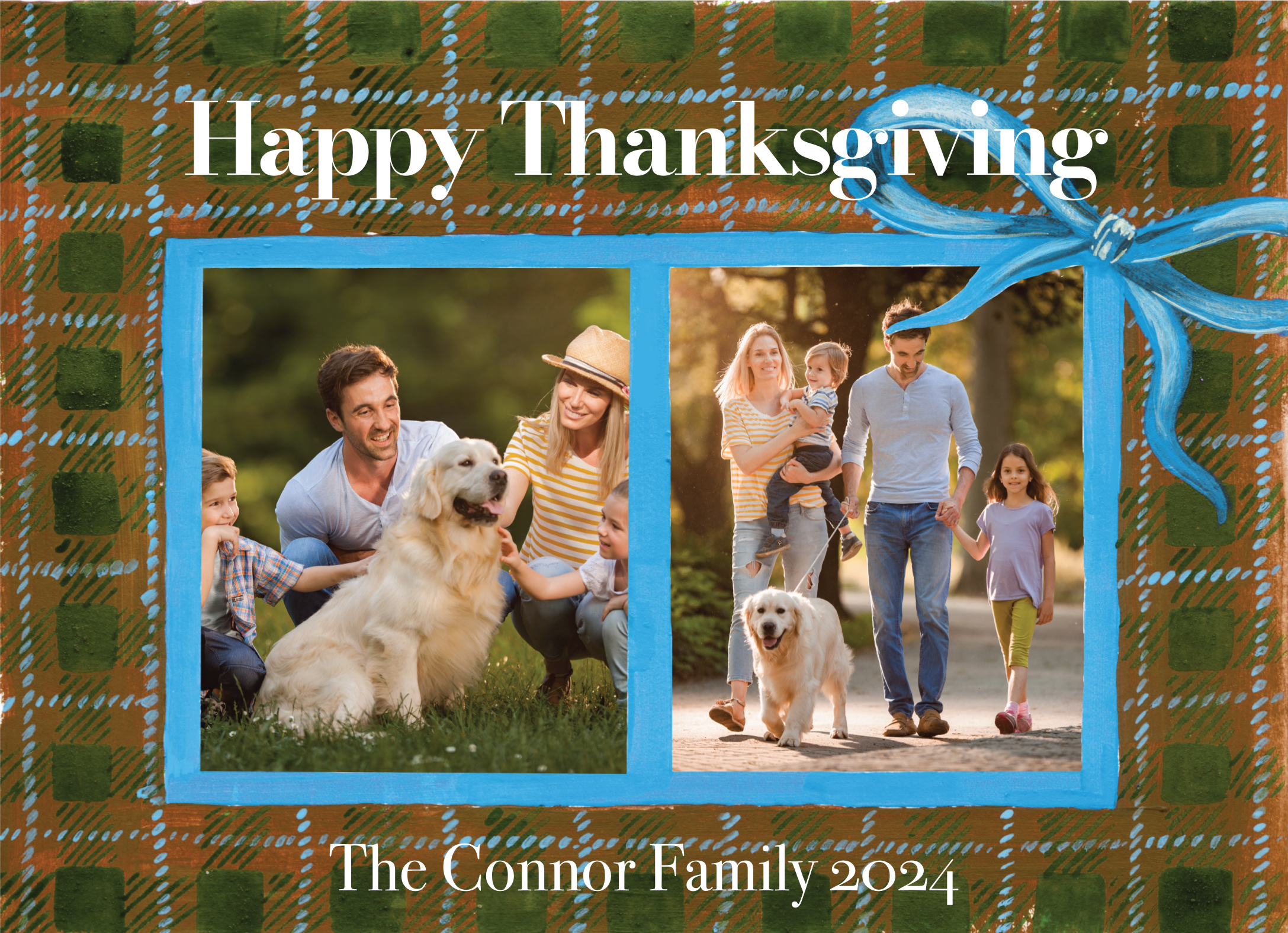 Thanksgiving Plaid Ribbon