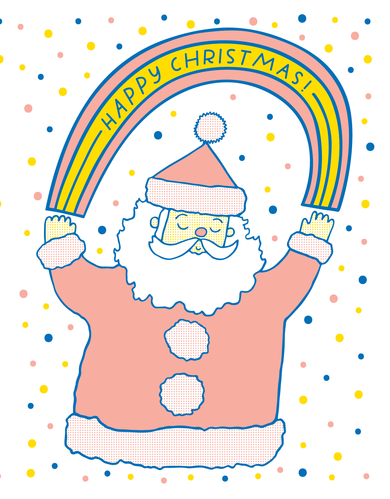Rainbow Santa
