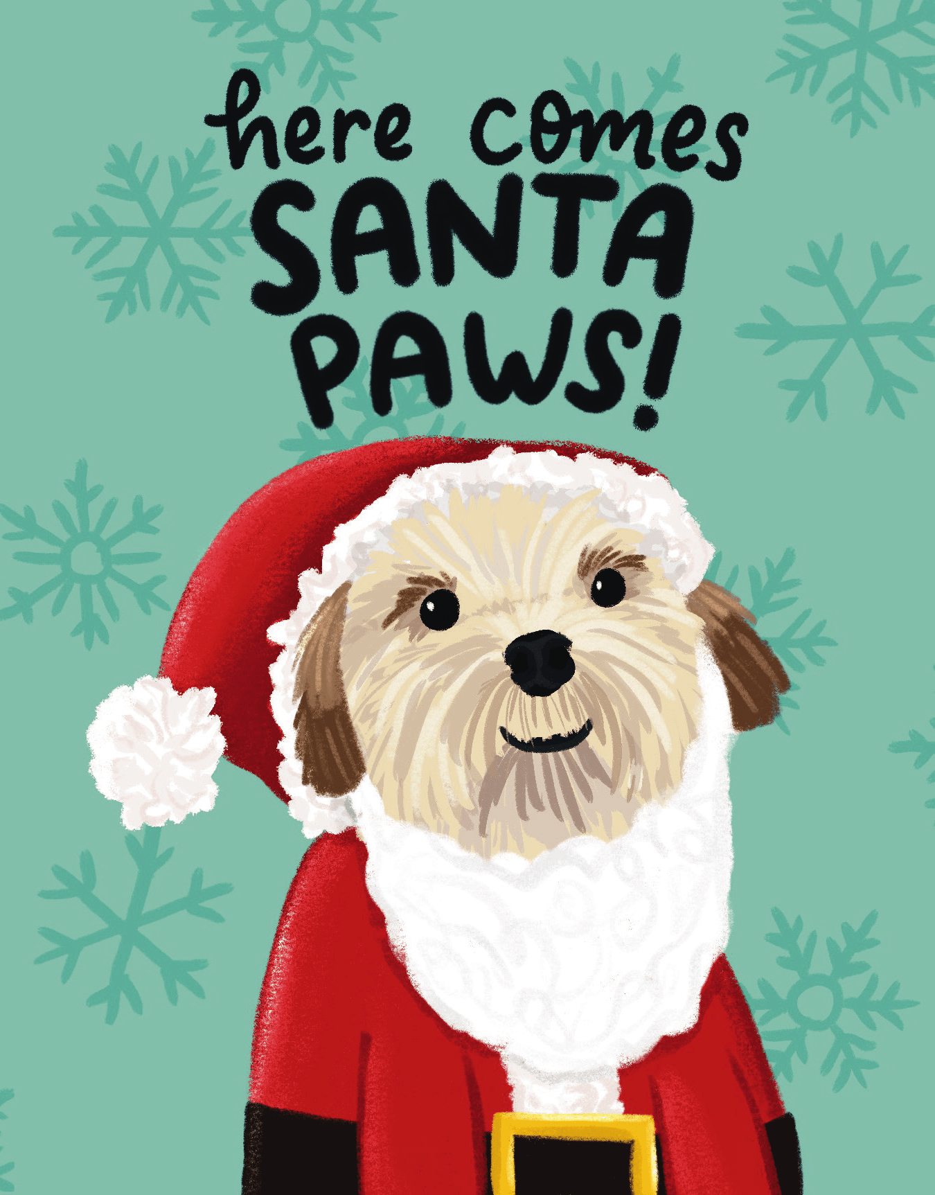 Christmas Santa Paws