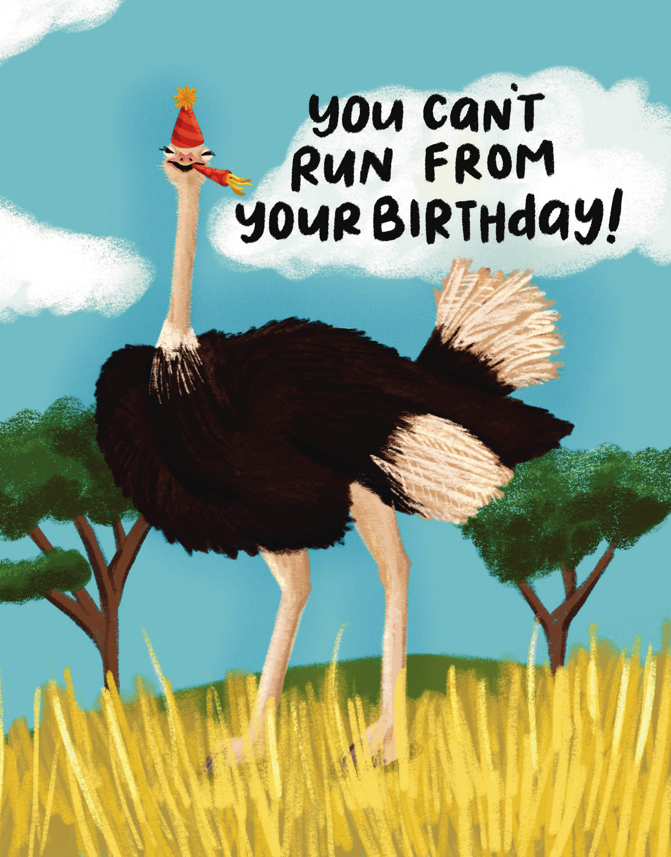 Ostrich Birthday