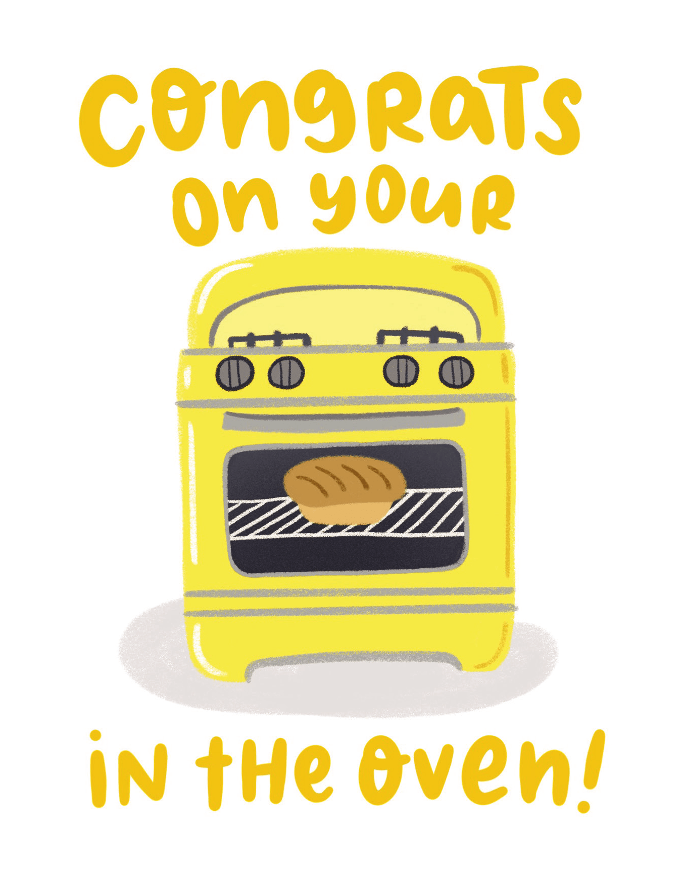 Bun In The Oven Yellow