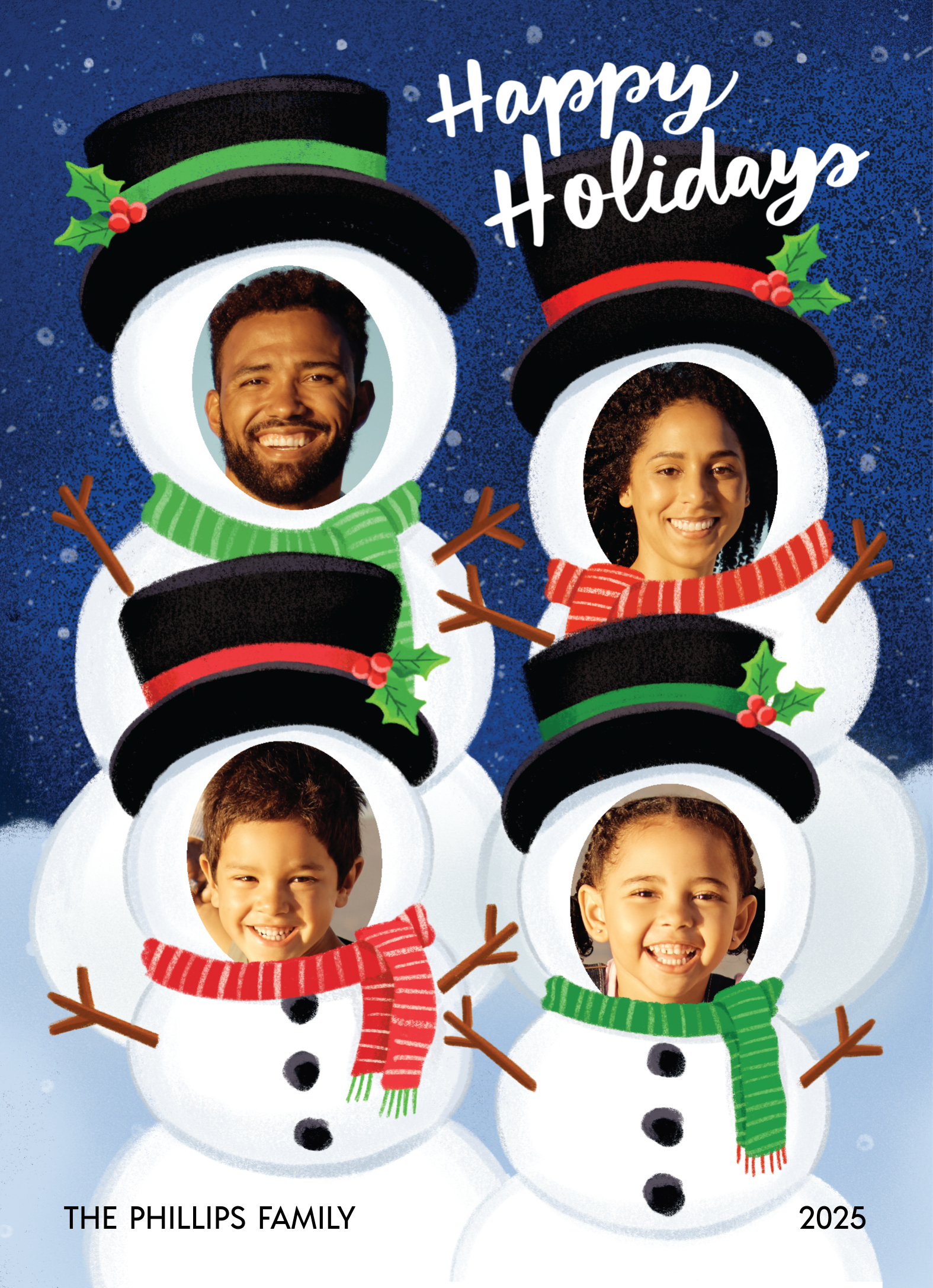 4 Snowman People