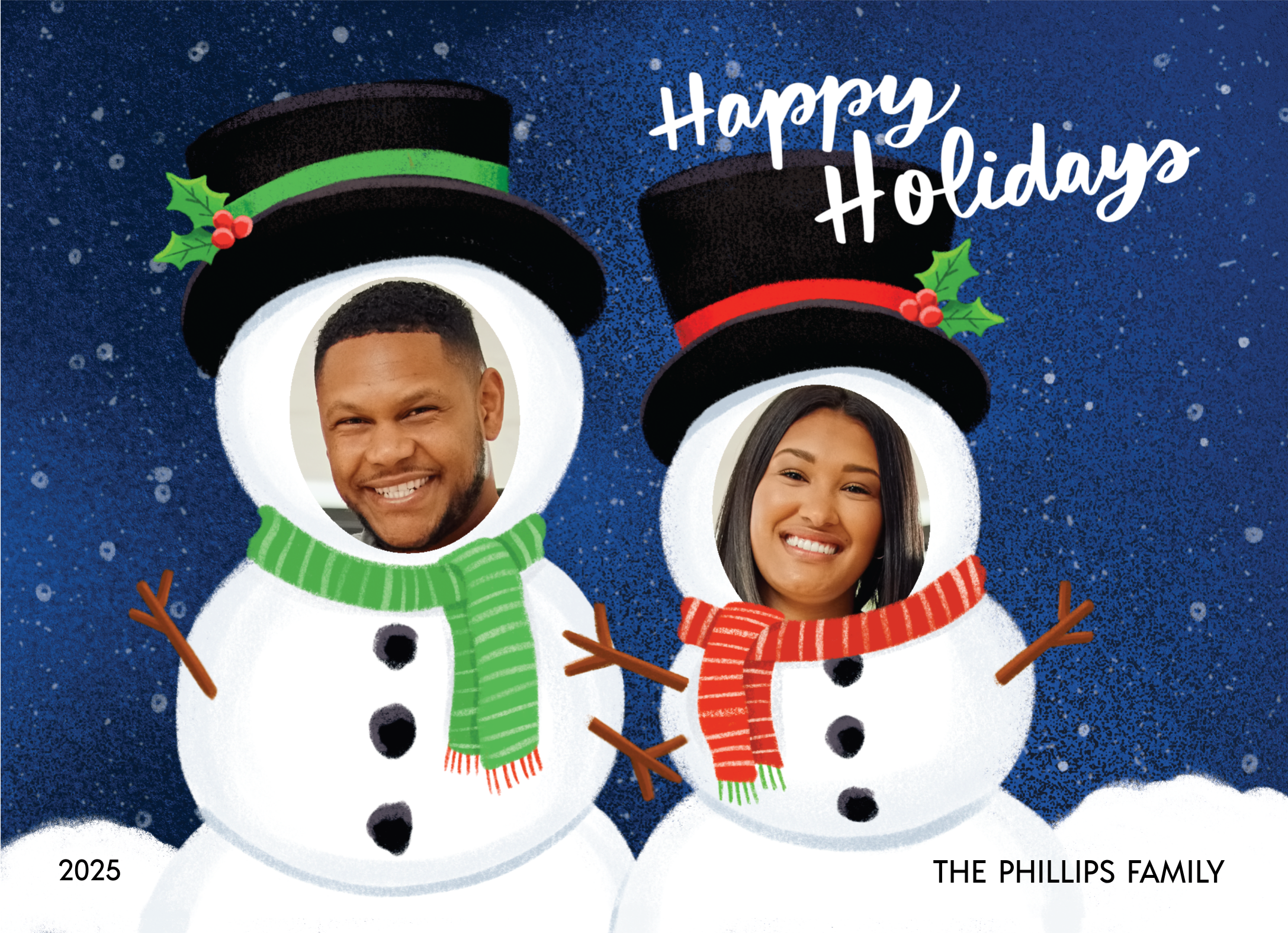 2 Snowman People