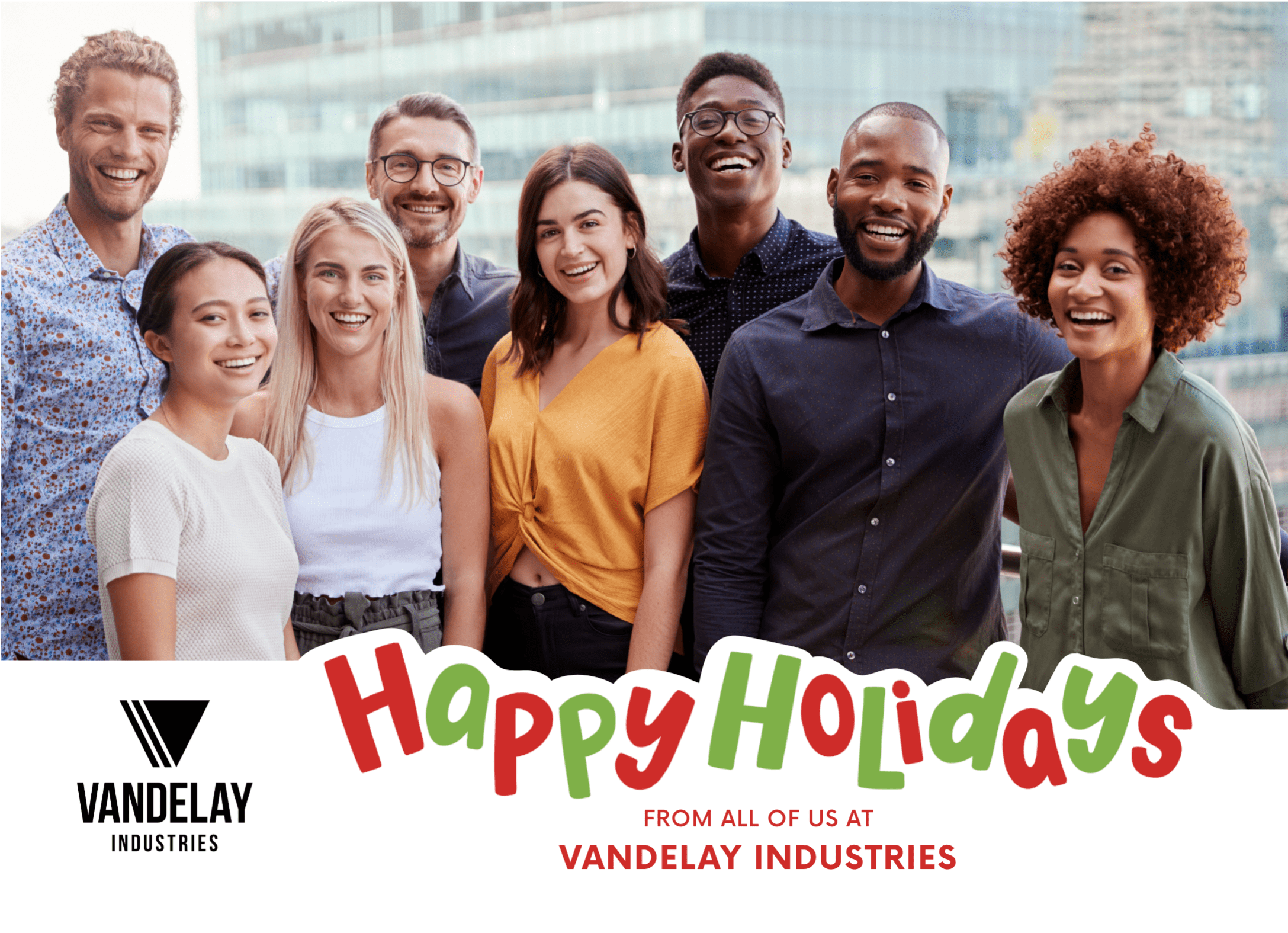 Happy Holidays Red Business