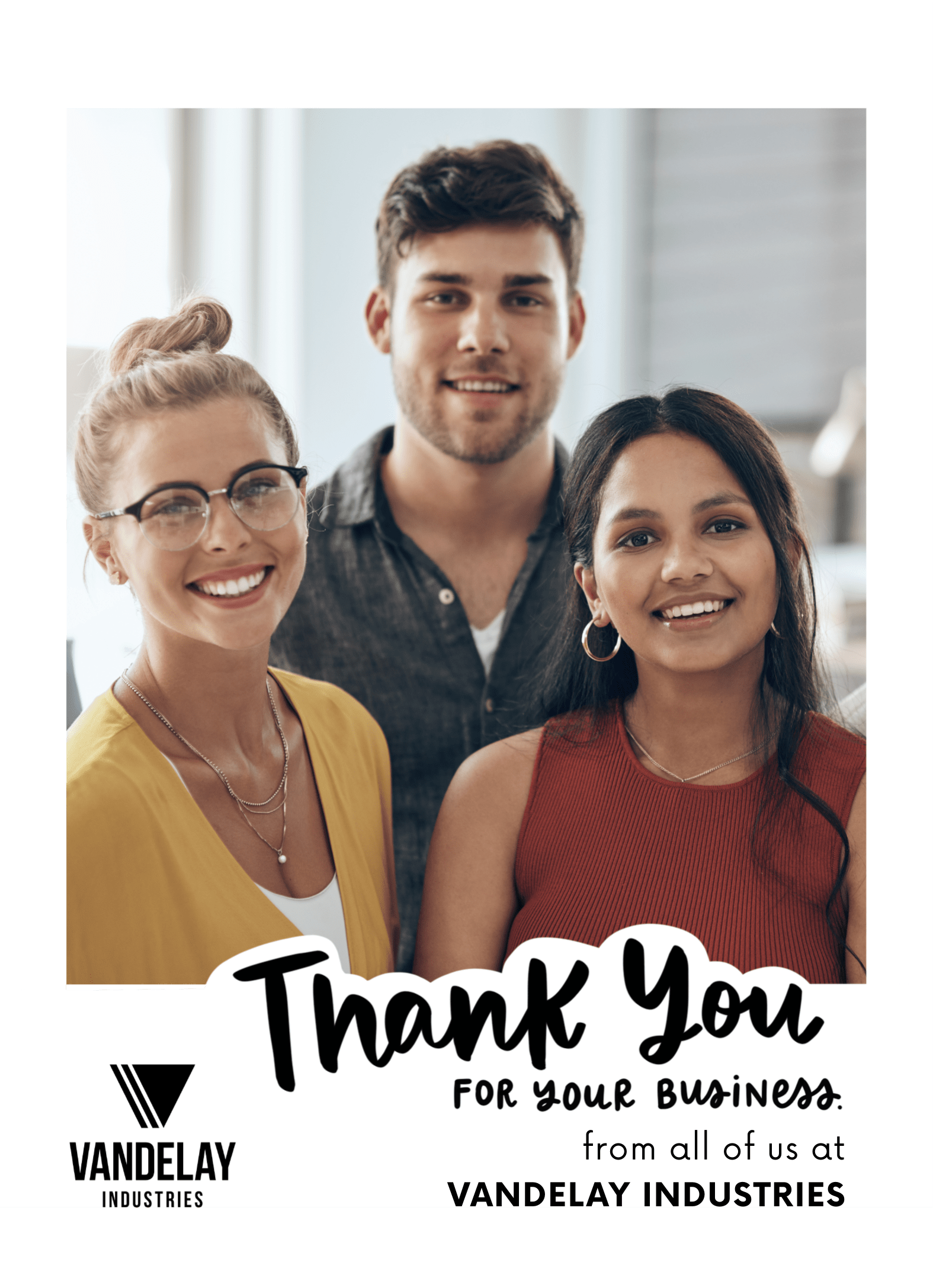 Thank You Portrait Business