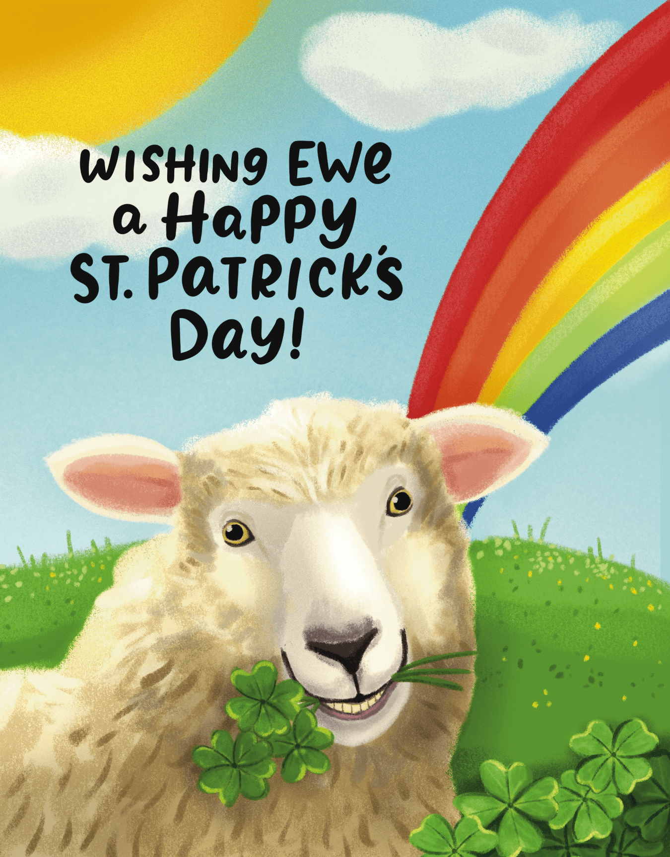 Sheep St. Patrick's Day