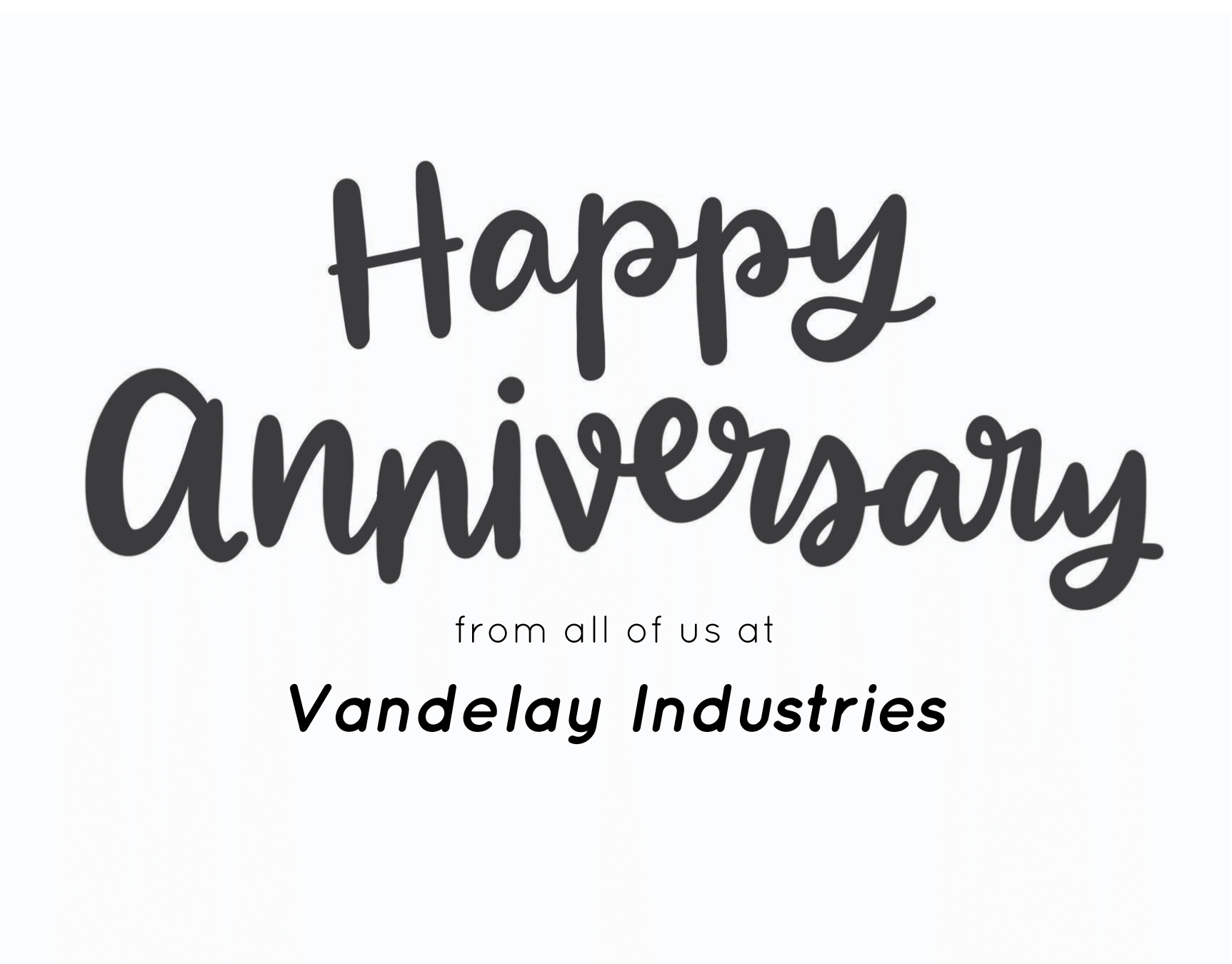 Business Simple Anniversary