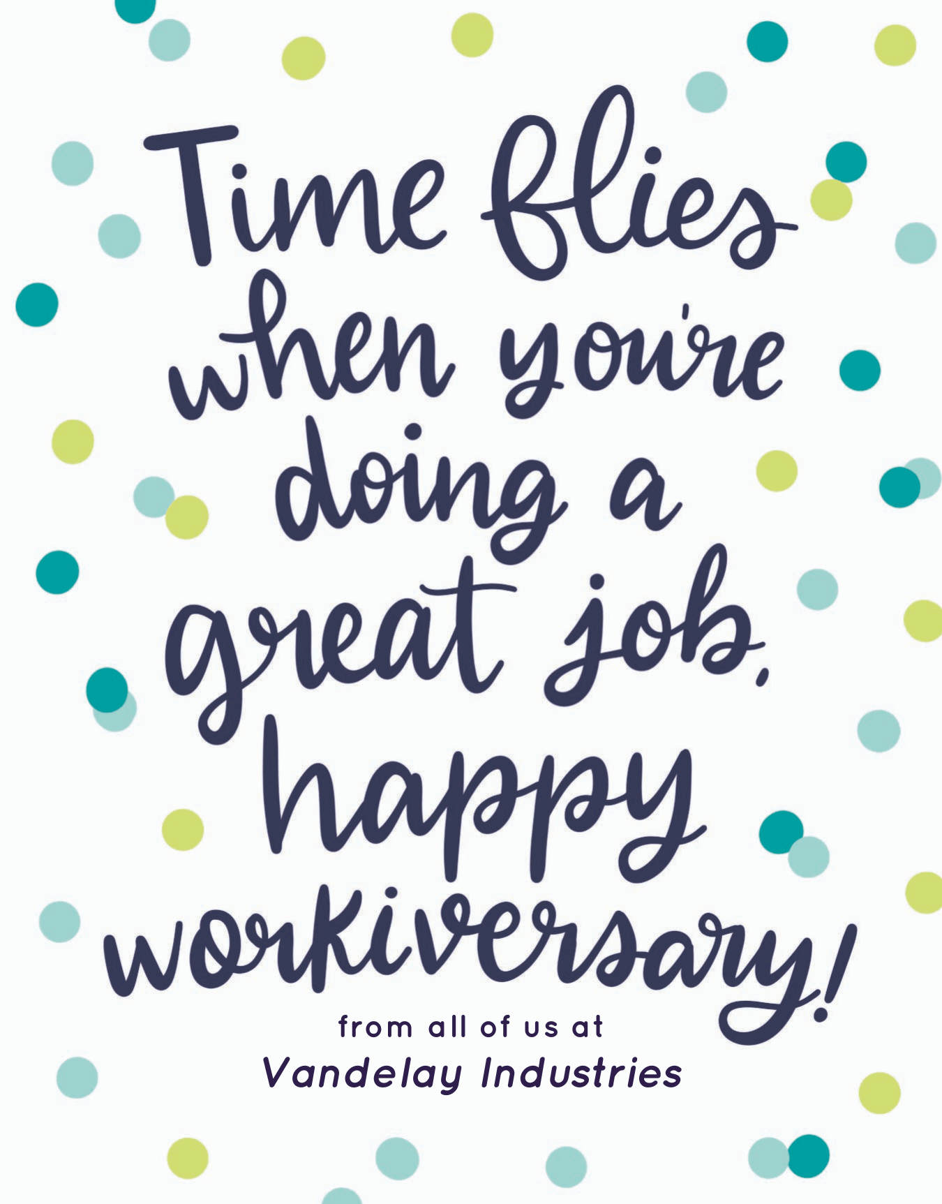 Time Flies Workiversary