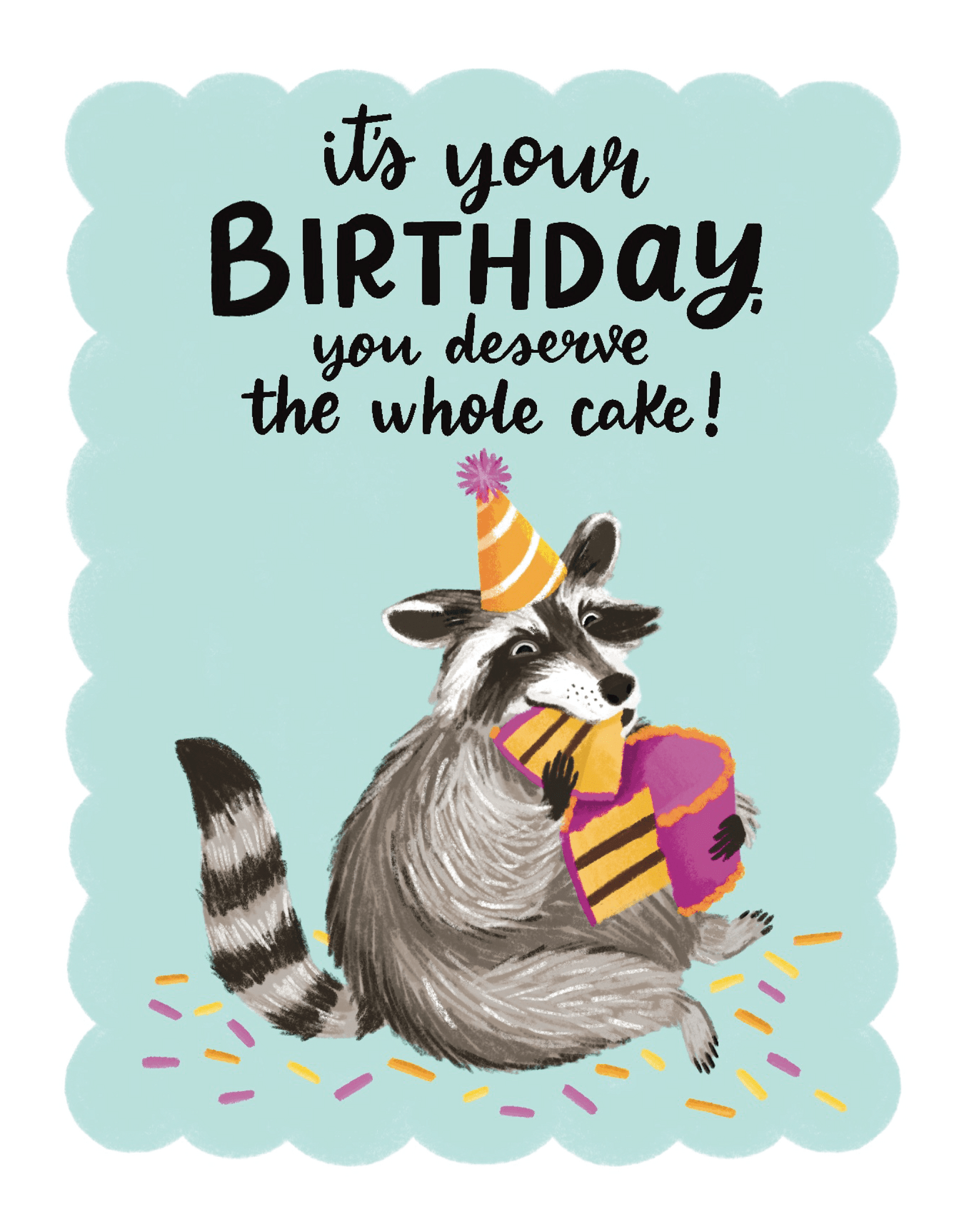 Birthday Raccoon
