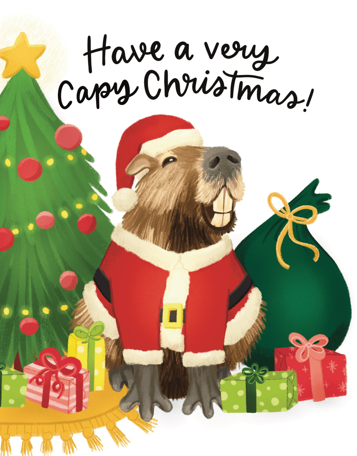 Capybara Christmas