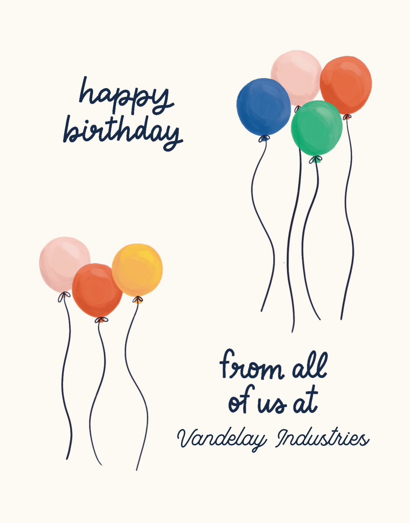 Business Balloon Birthday
