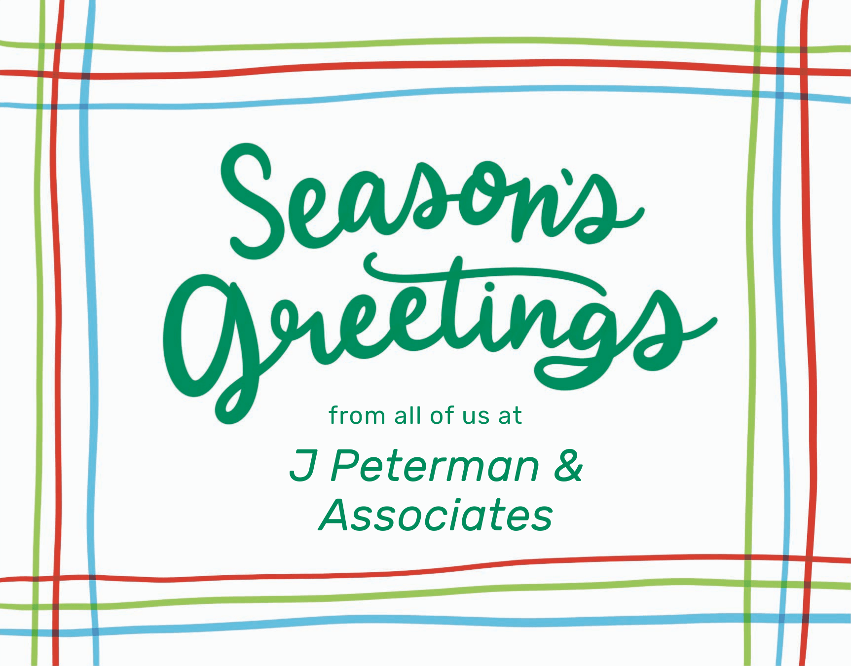Business Season's Greetings Lines