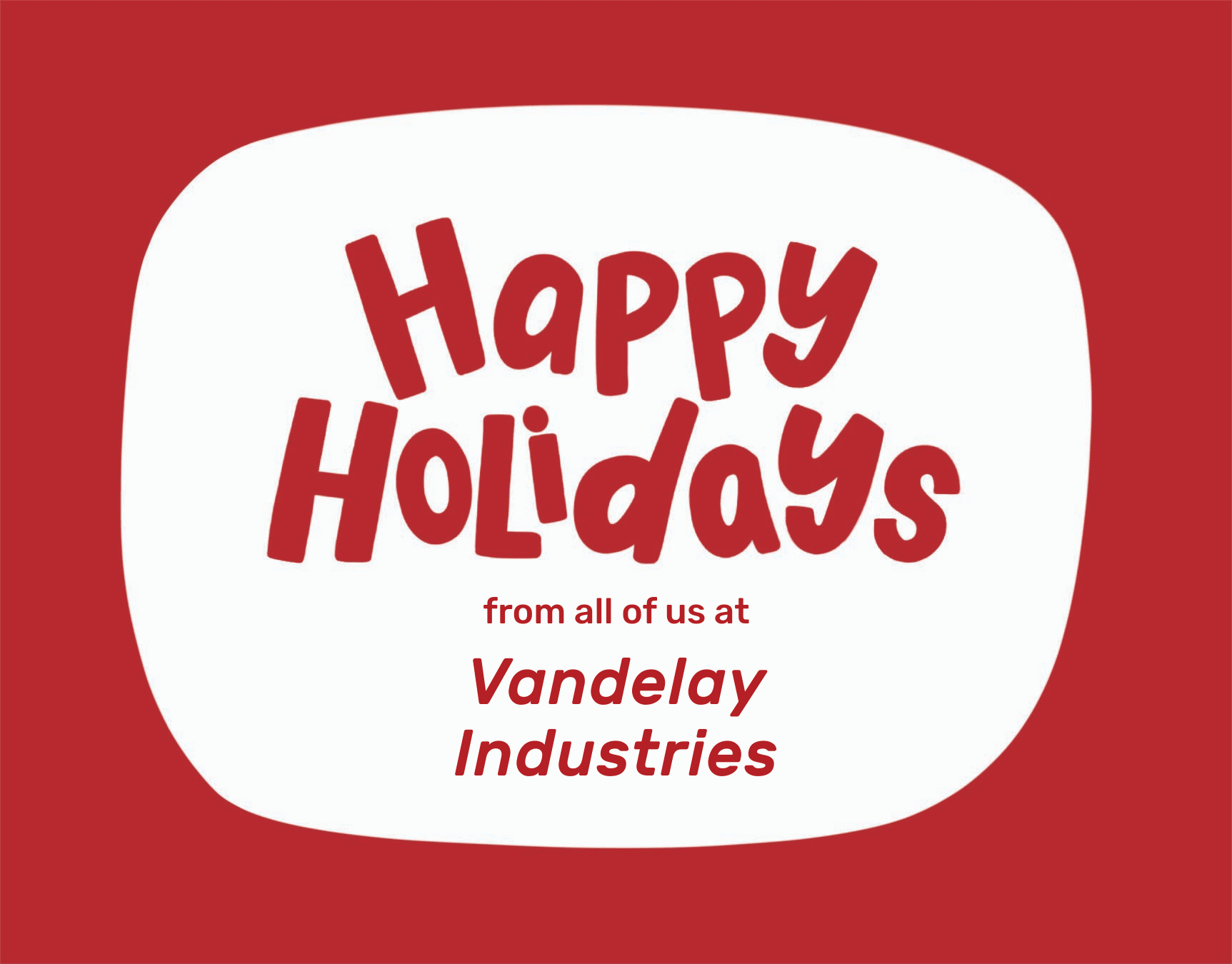 Business Holiday Red
