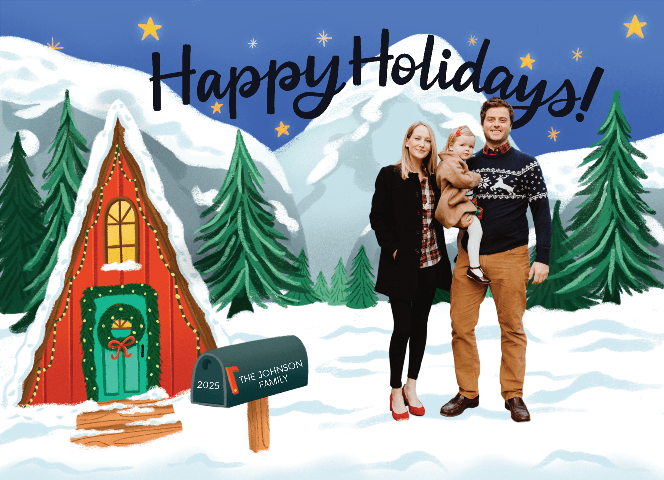 Holiday Snow Scene