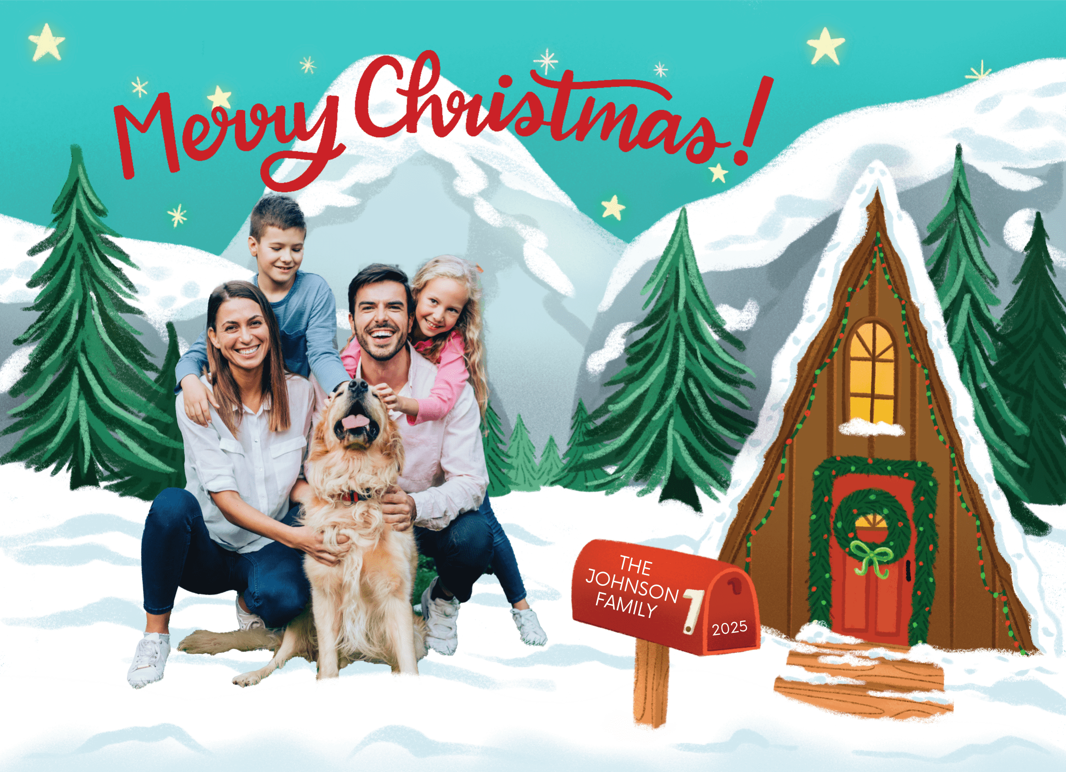 Christmas Snow Scene