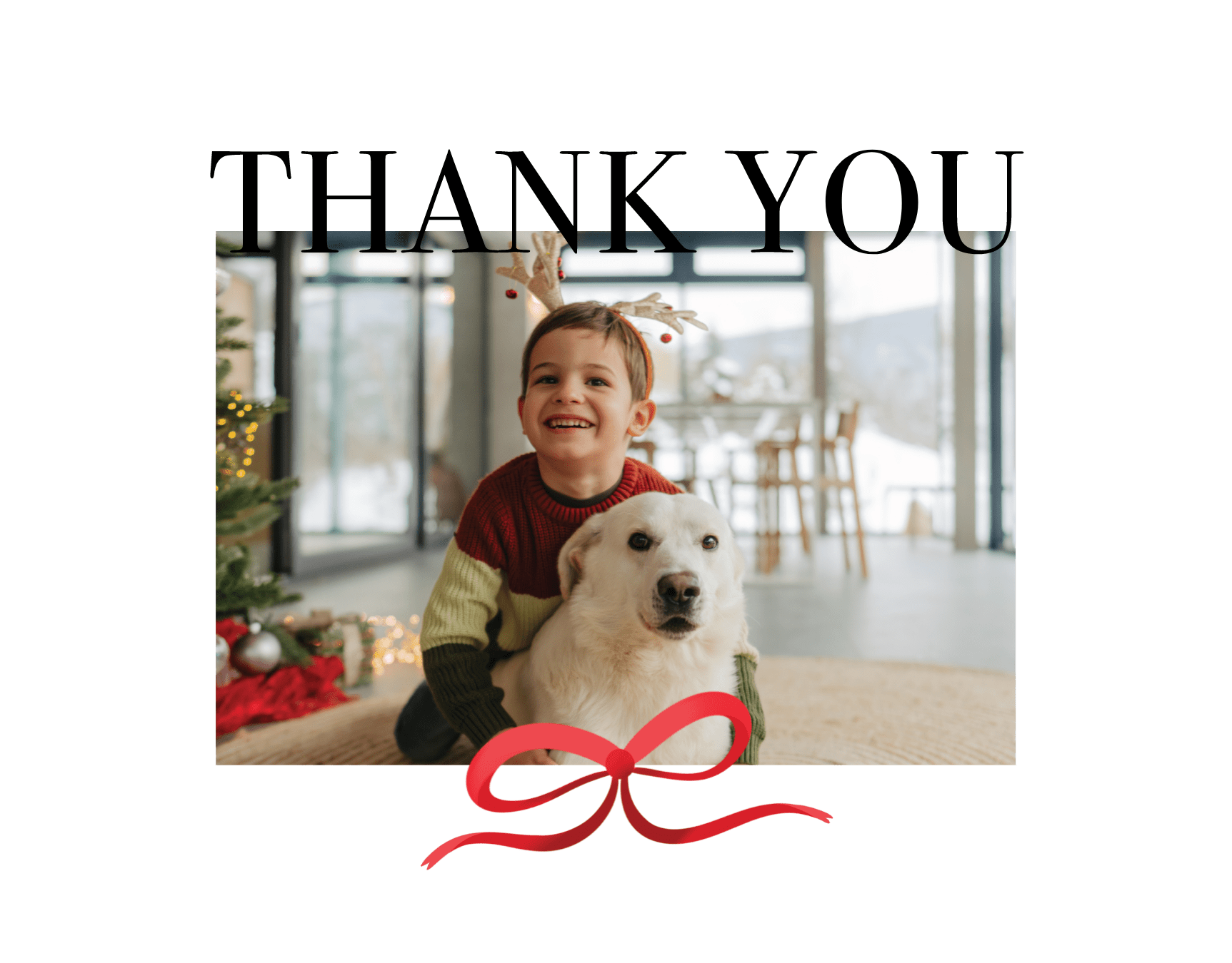 Red Ribbon Thank You