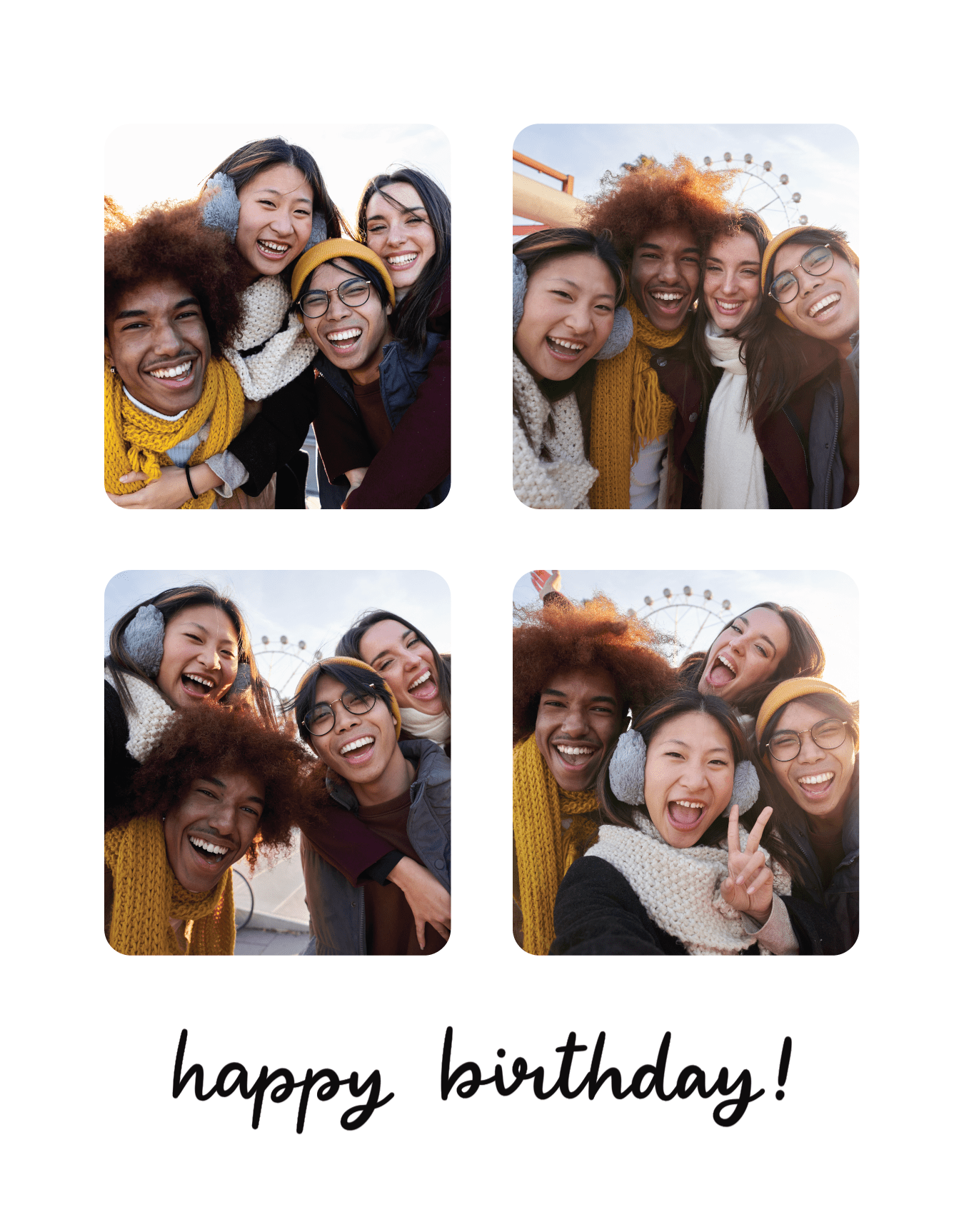 4 Photo Birthday