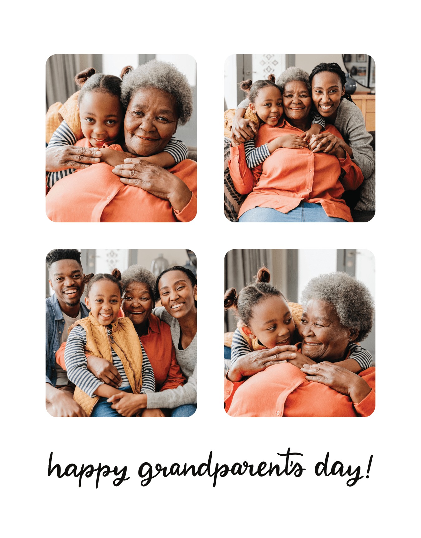 4 Photo Grandparent's Day