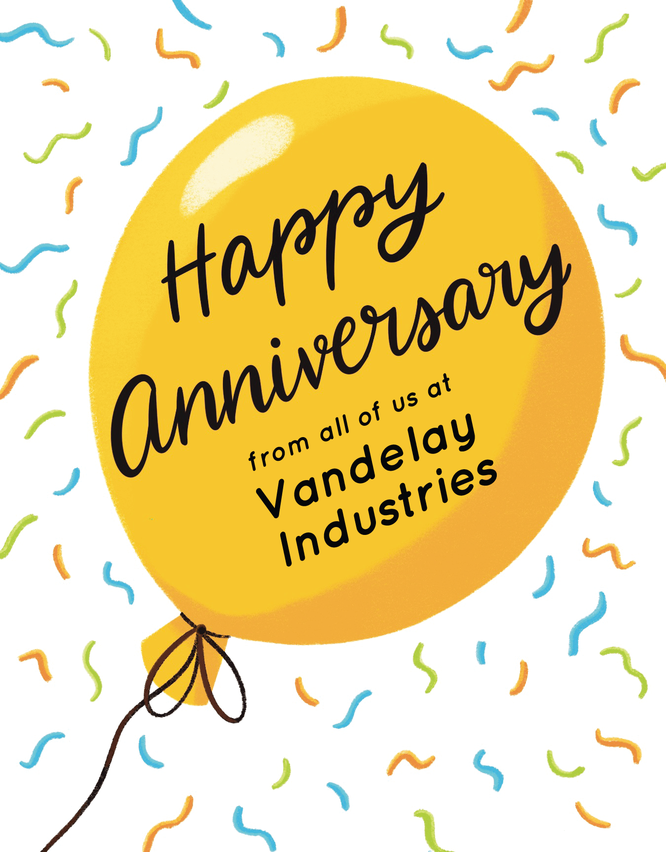 Yellow Anniversary Wishes