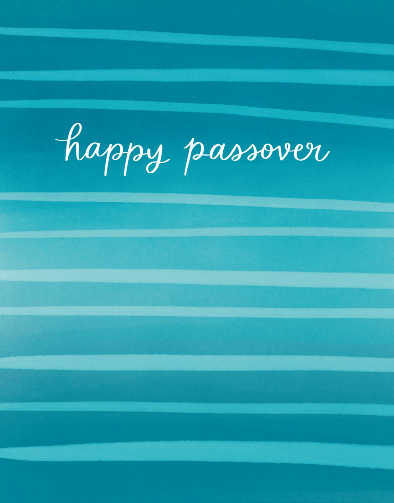 Blue Stripe Passover