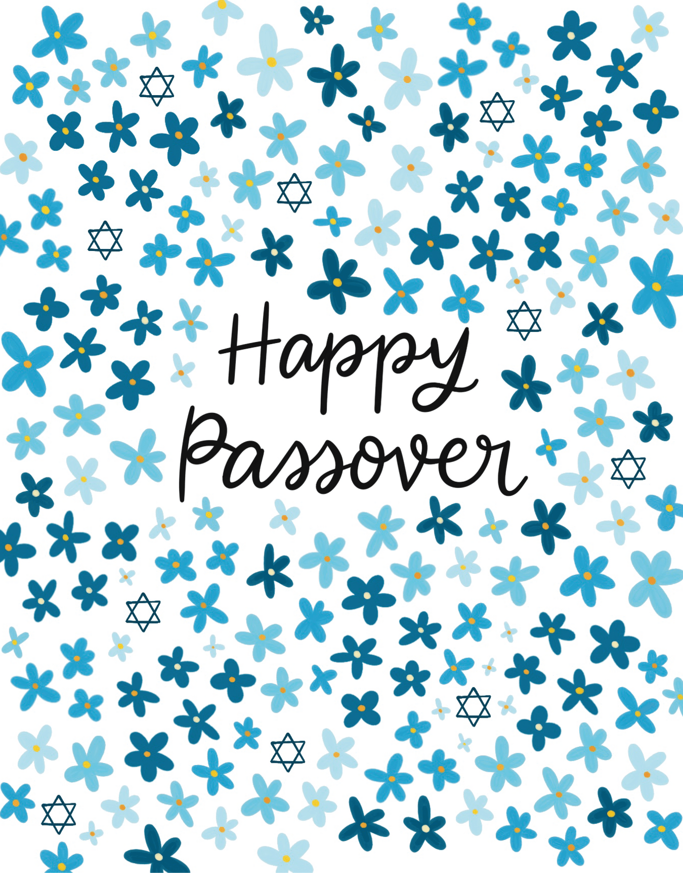 Simple Flowers Passover