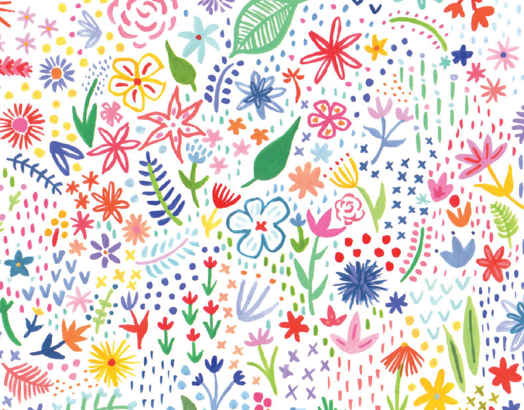 Rainbow Flowers