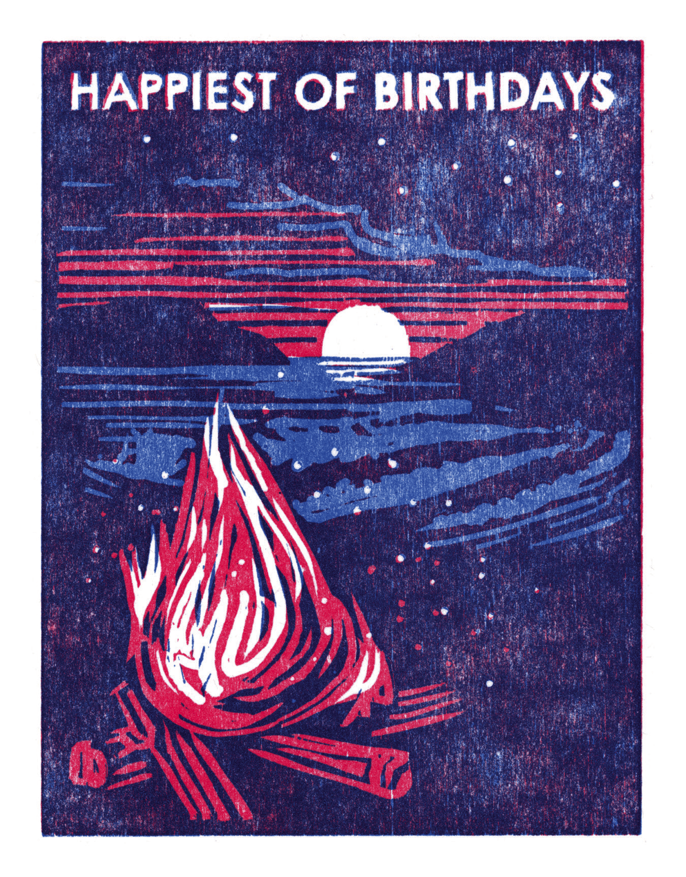 Happiest Of Birthdays Beach Bonfire
