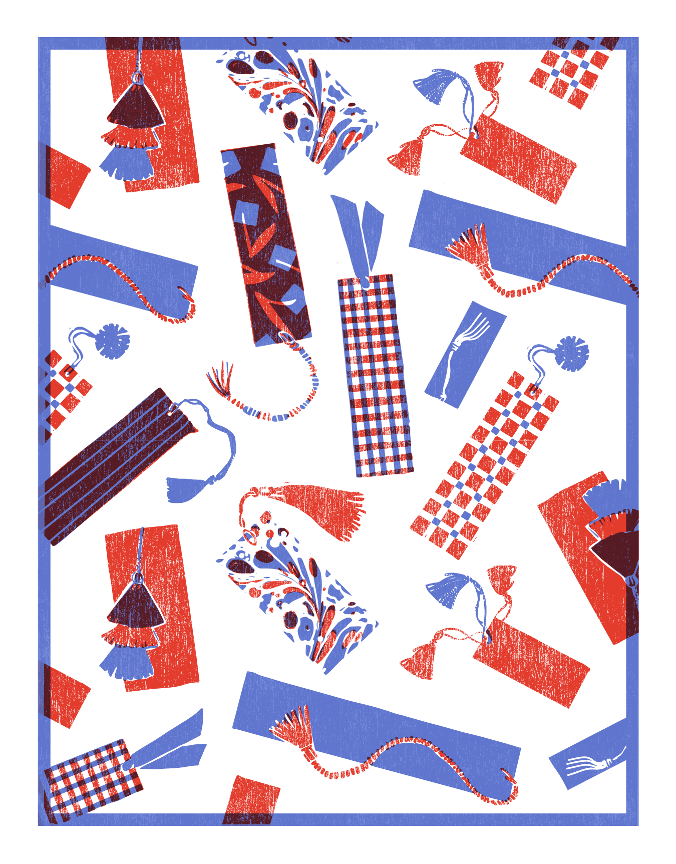 Bookmarks Red