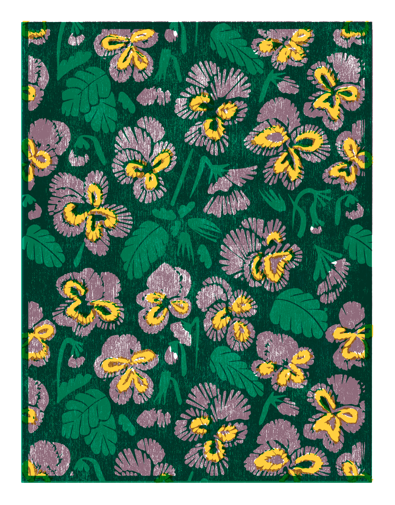 Pansies Eggplant