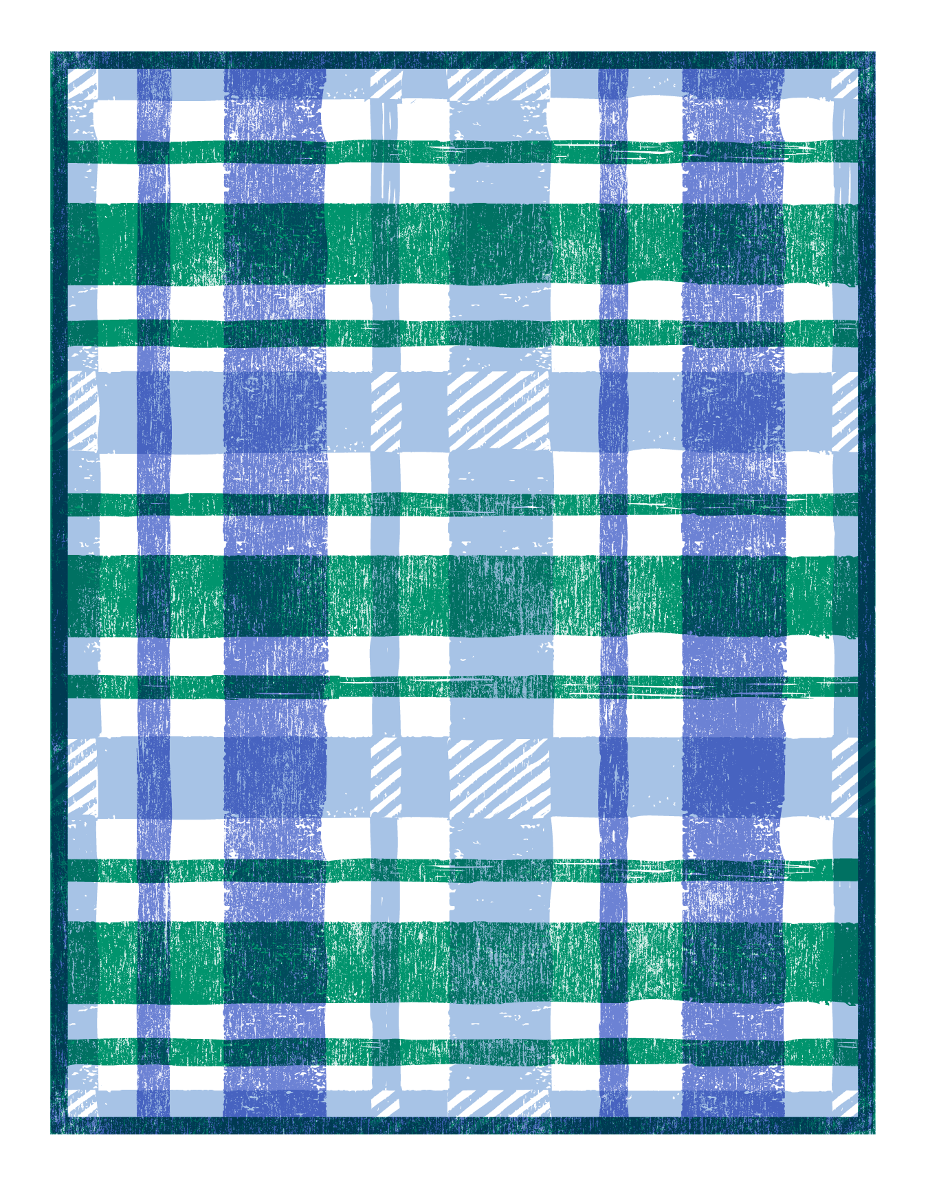 Plaid Blue
