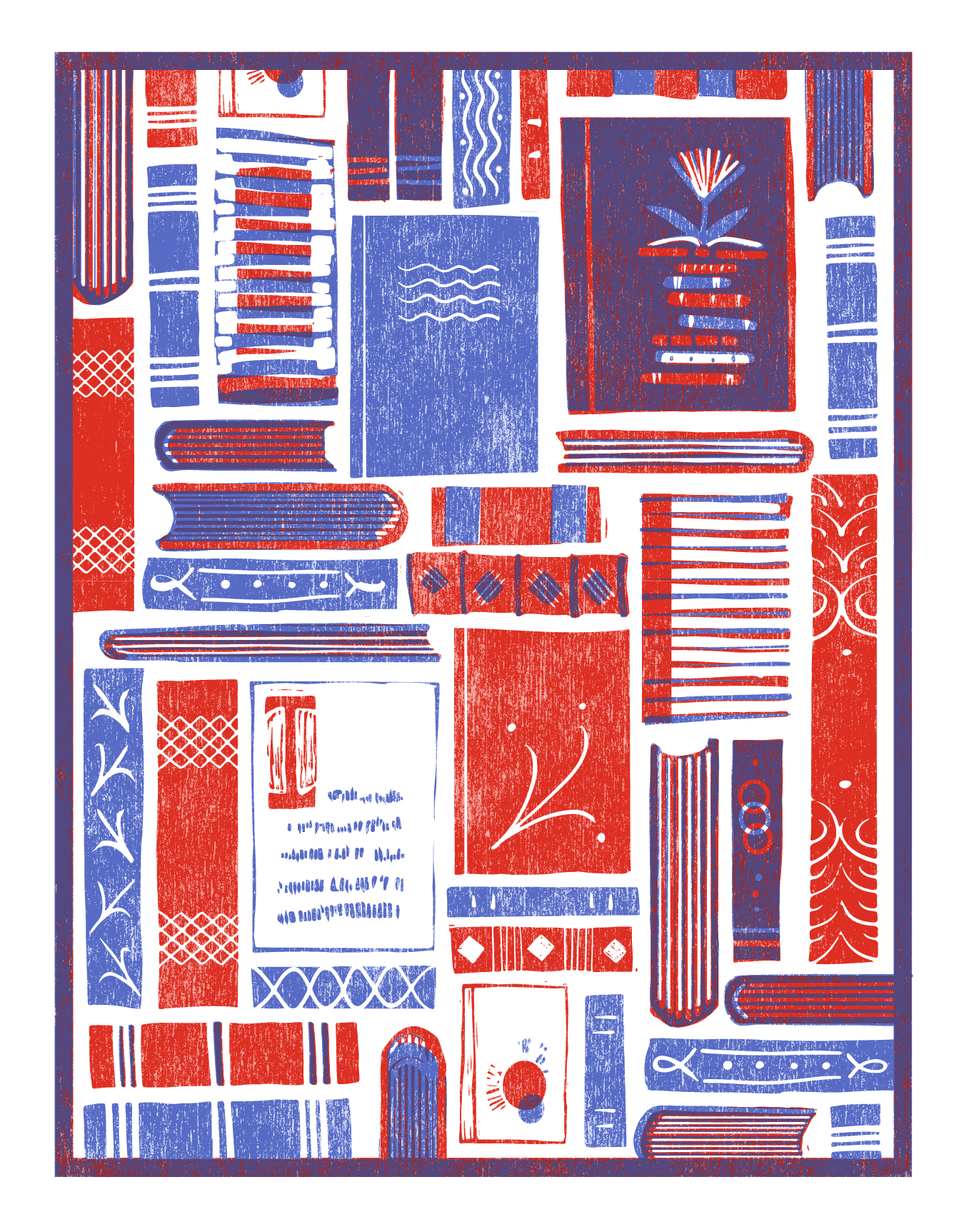 Spines & Covers Red