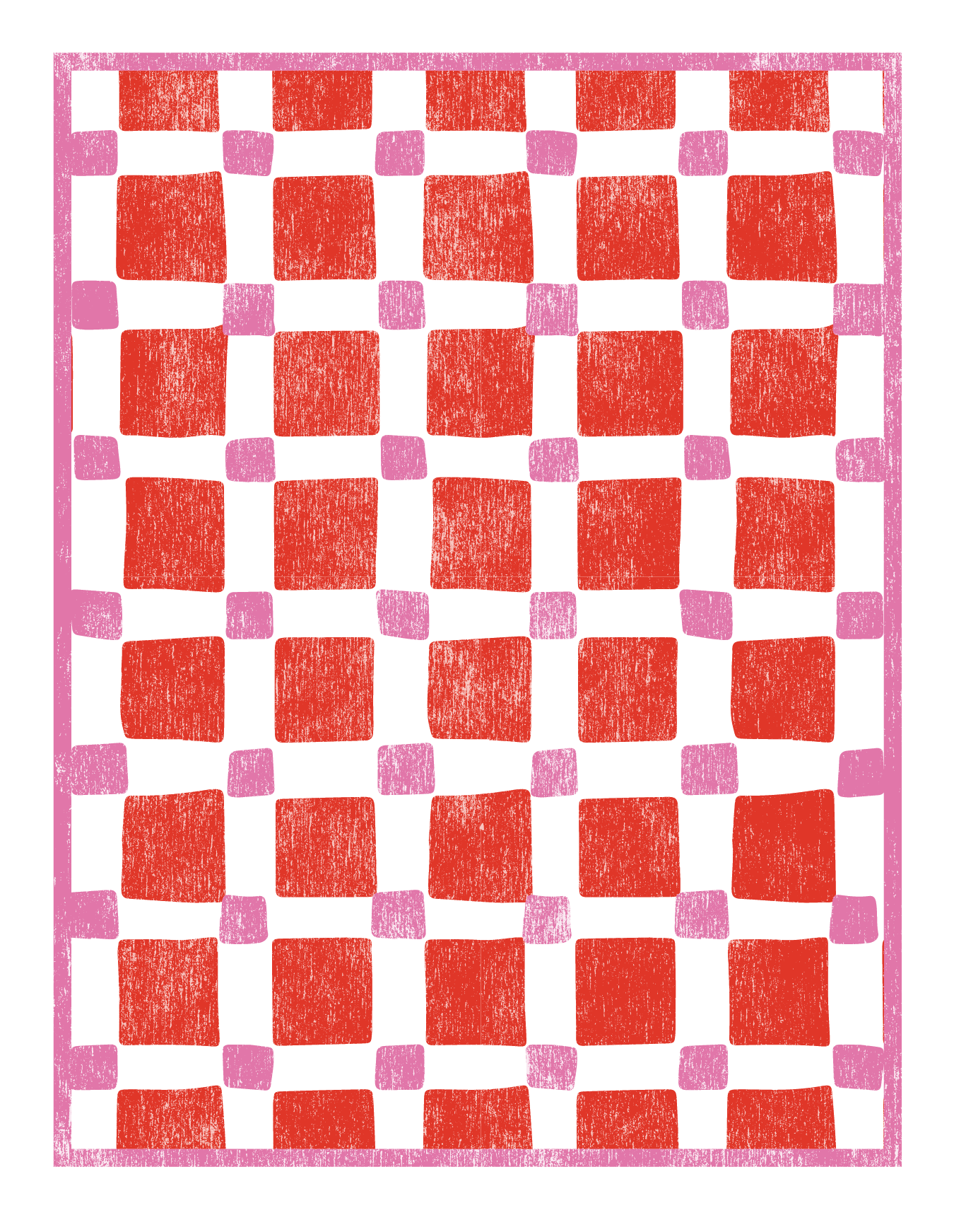 Squares On Squares Red