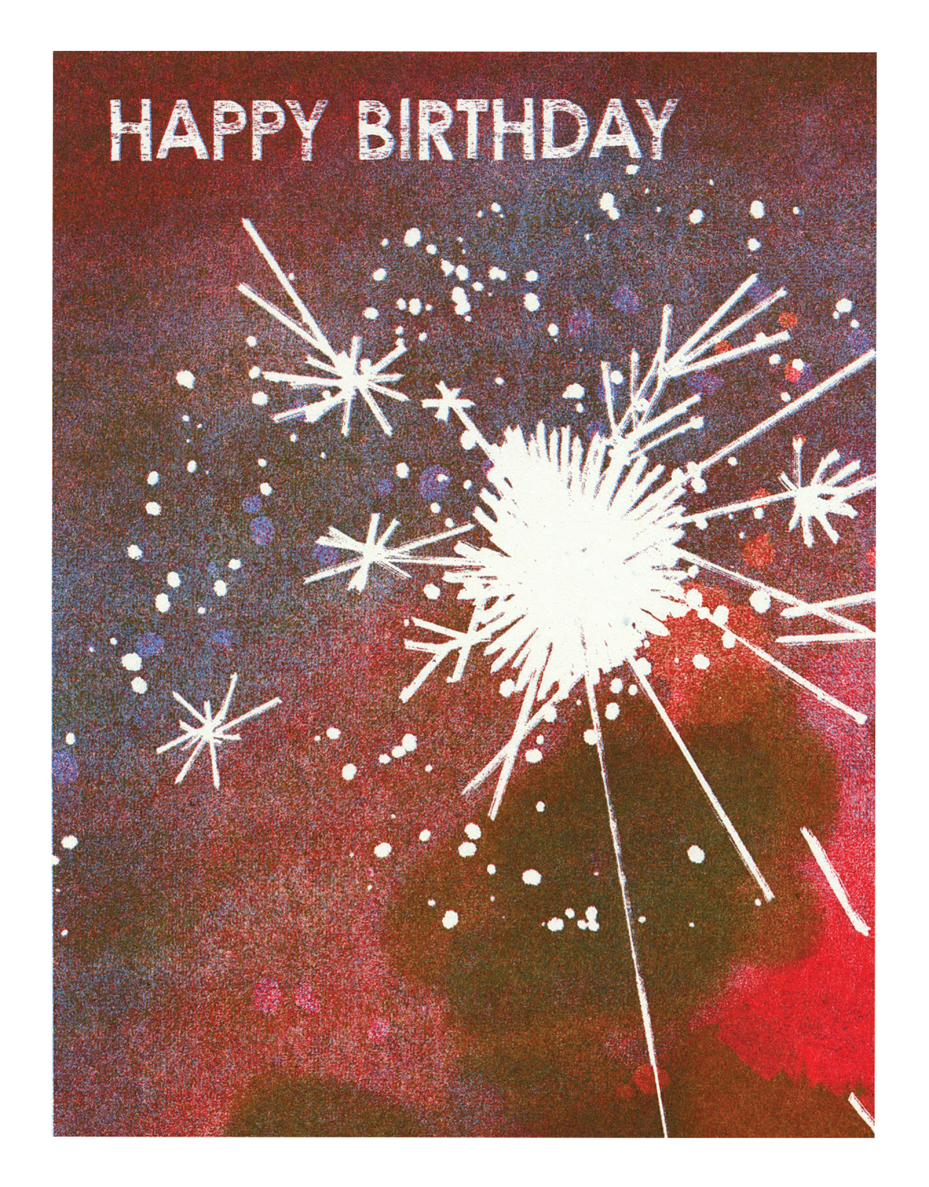 Happy Birthday Sparkler