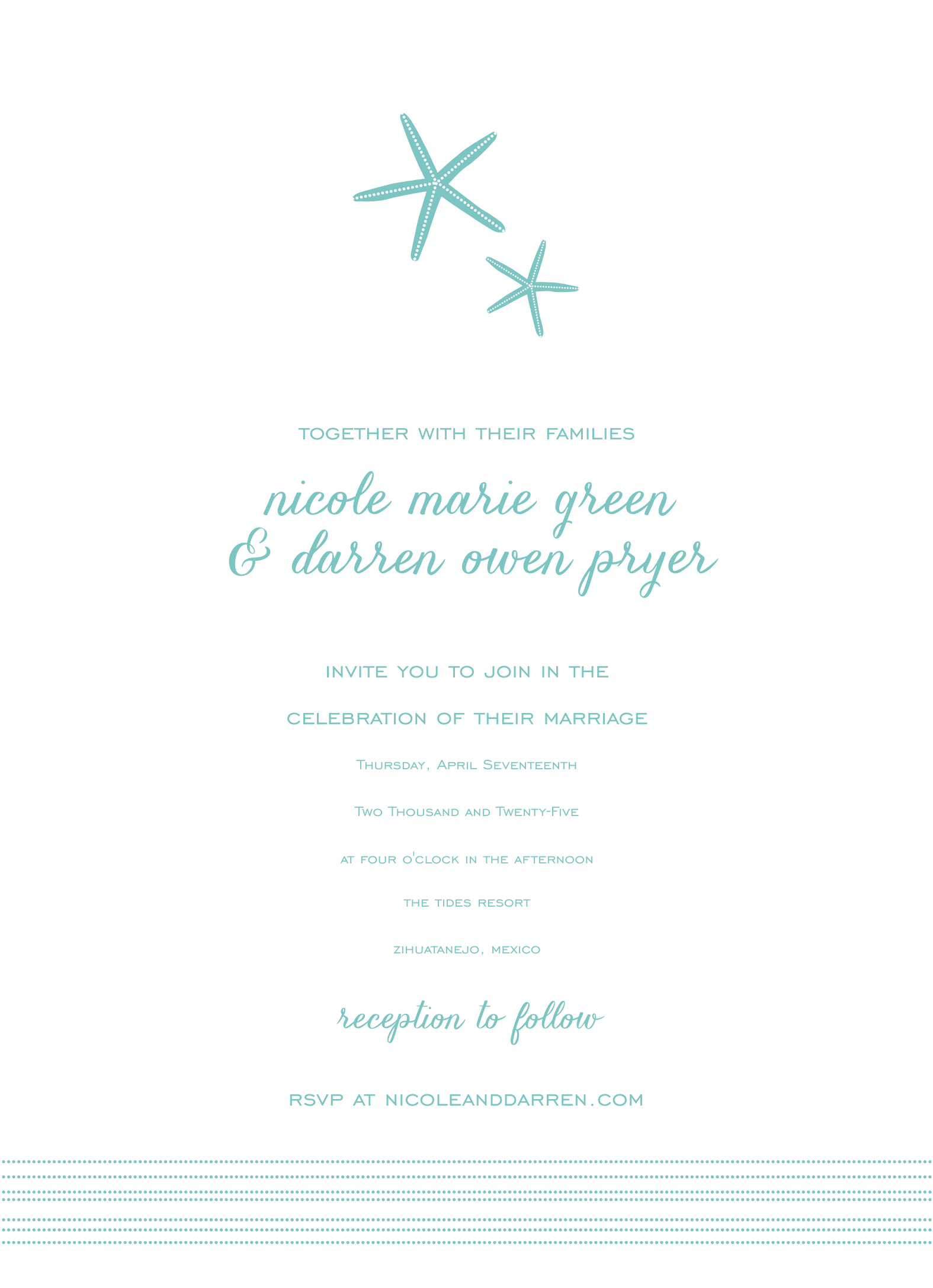 Tides Invitation