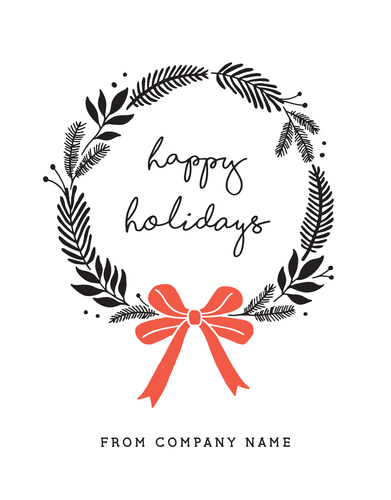 Bold Holiday Wreath
