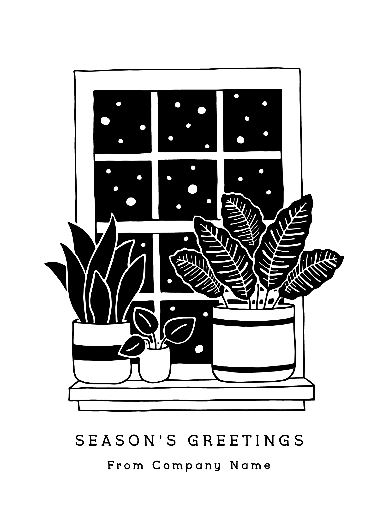 Nighttime Plants Flat
