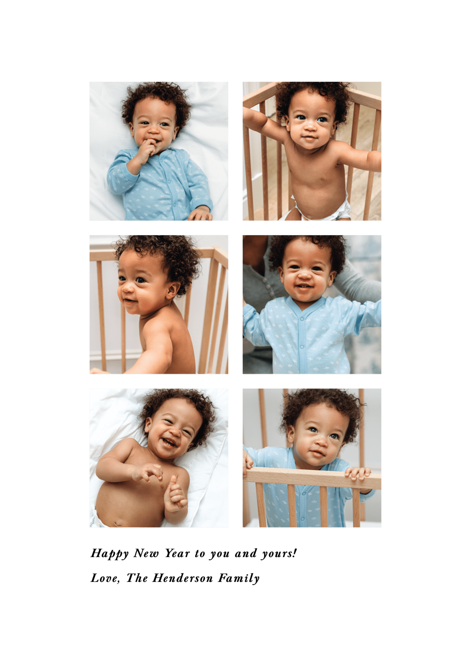 Minimal Multi Photo New Year