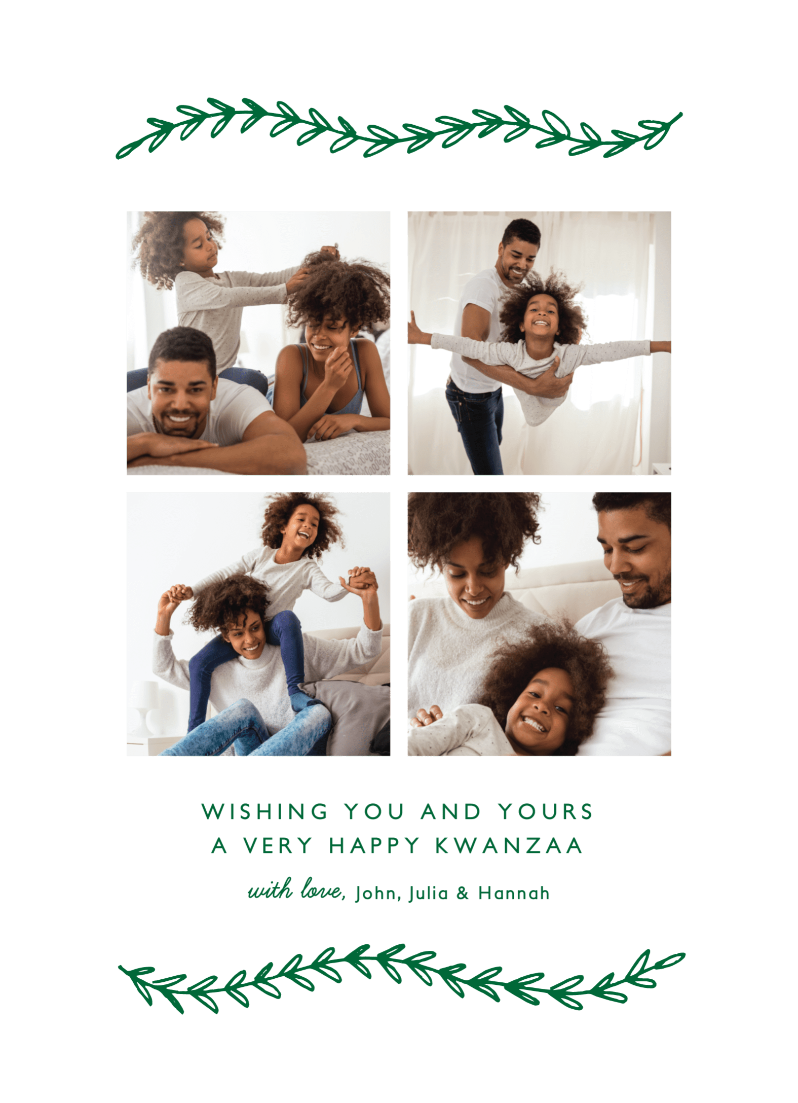 Simple Garland Kwanzaa