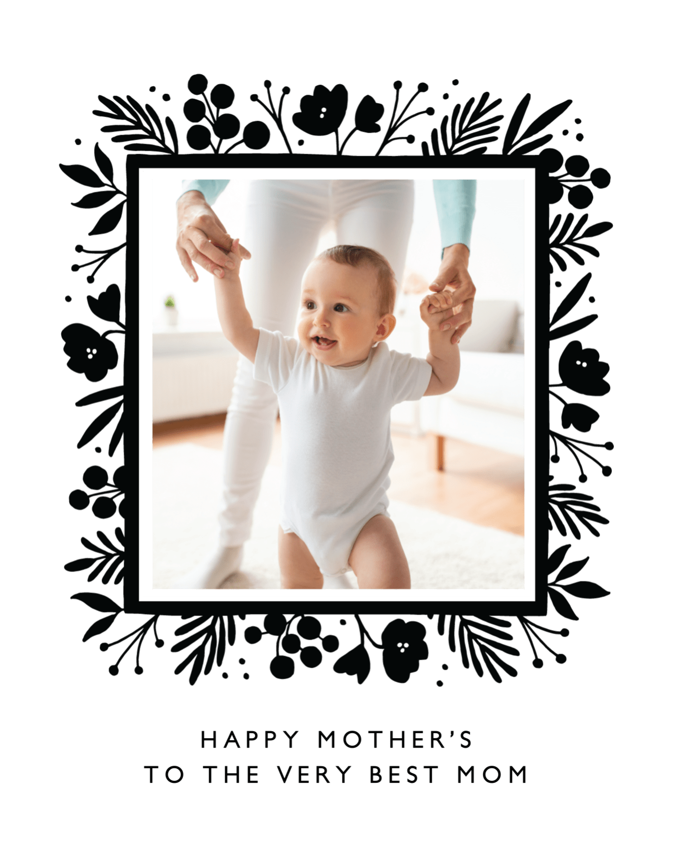 Mom Floral Birthday Frame