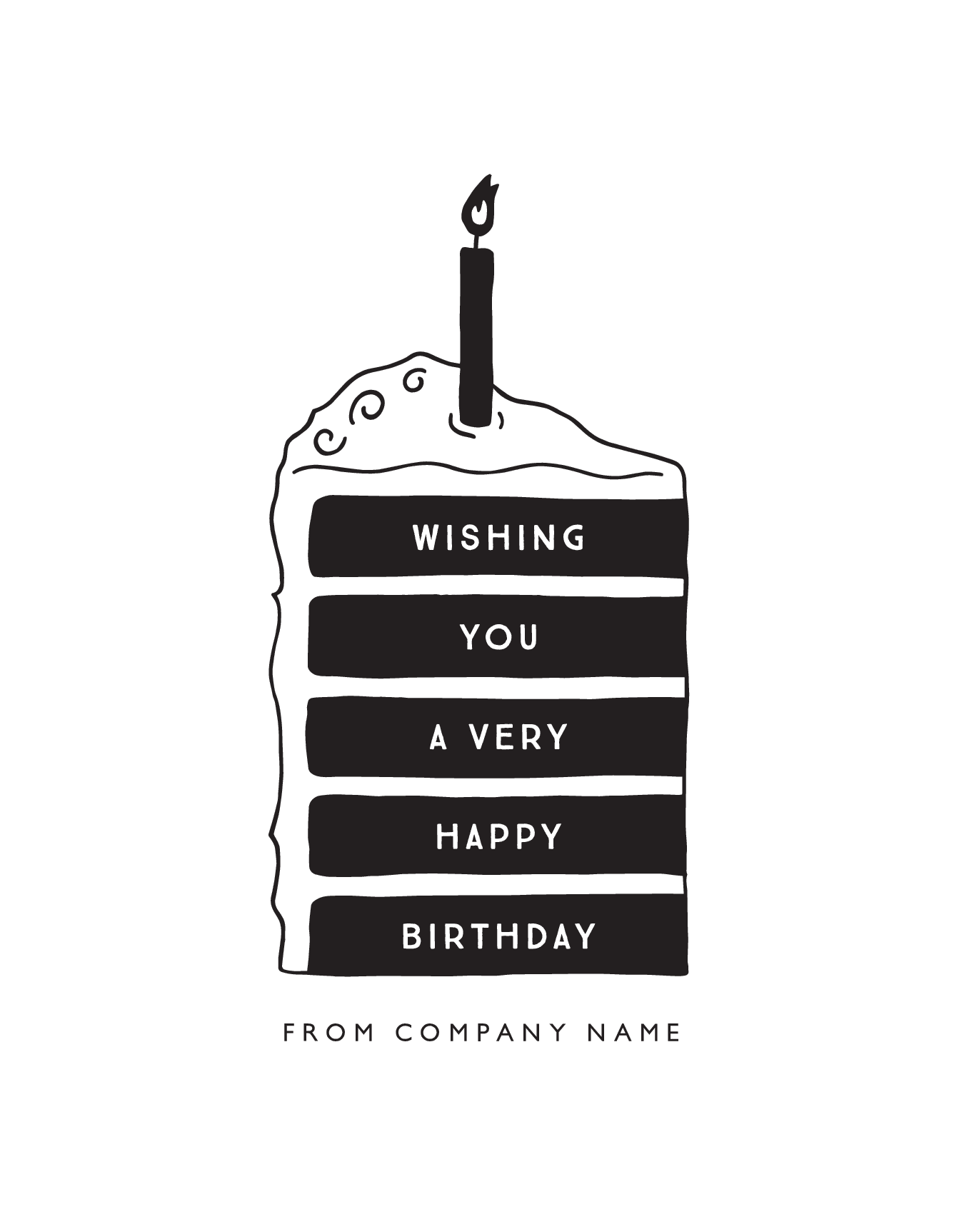Company Cake Slice 