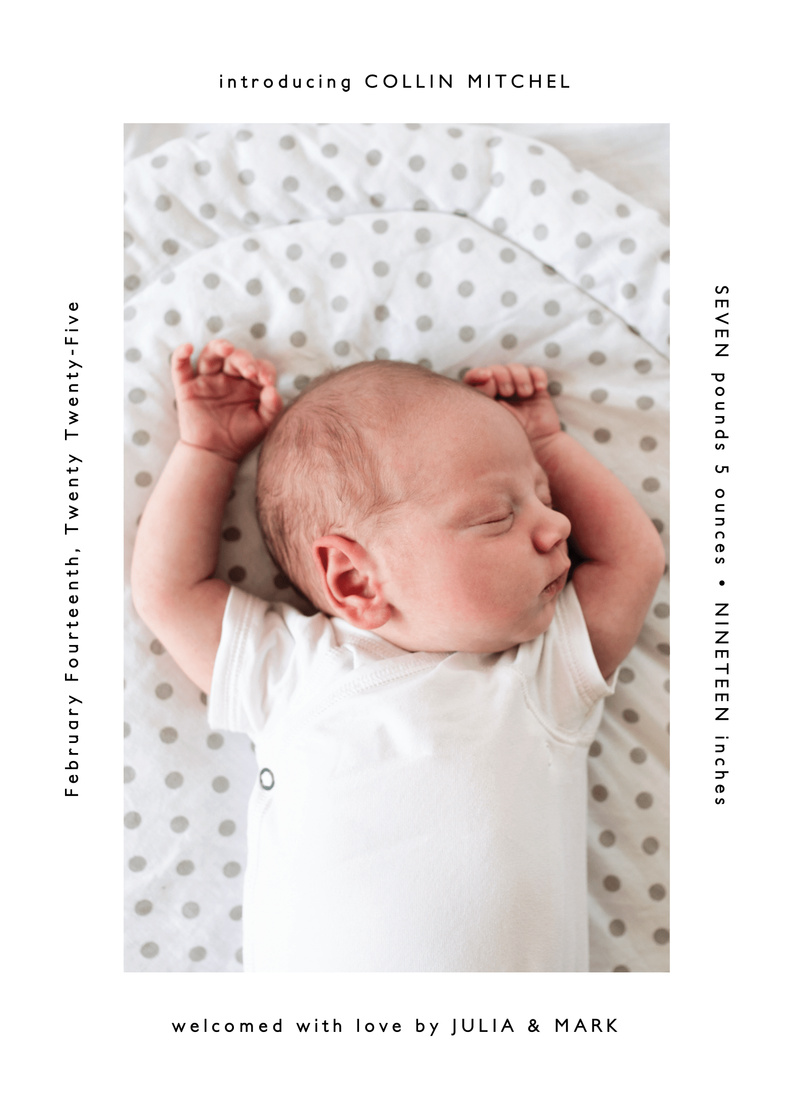 Minimal Baby Frame