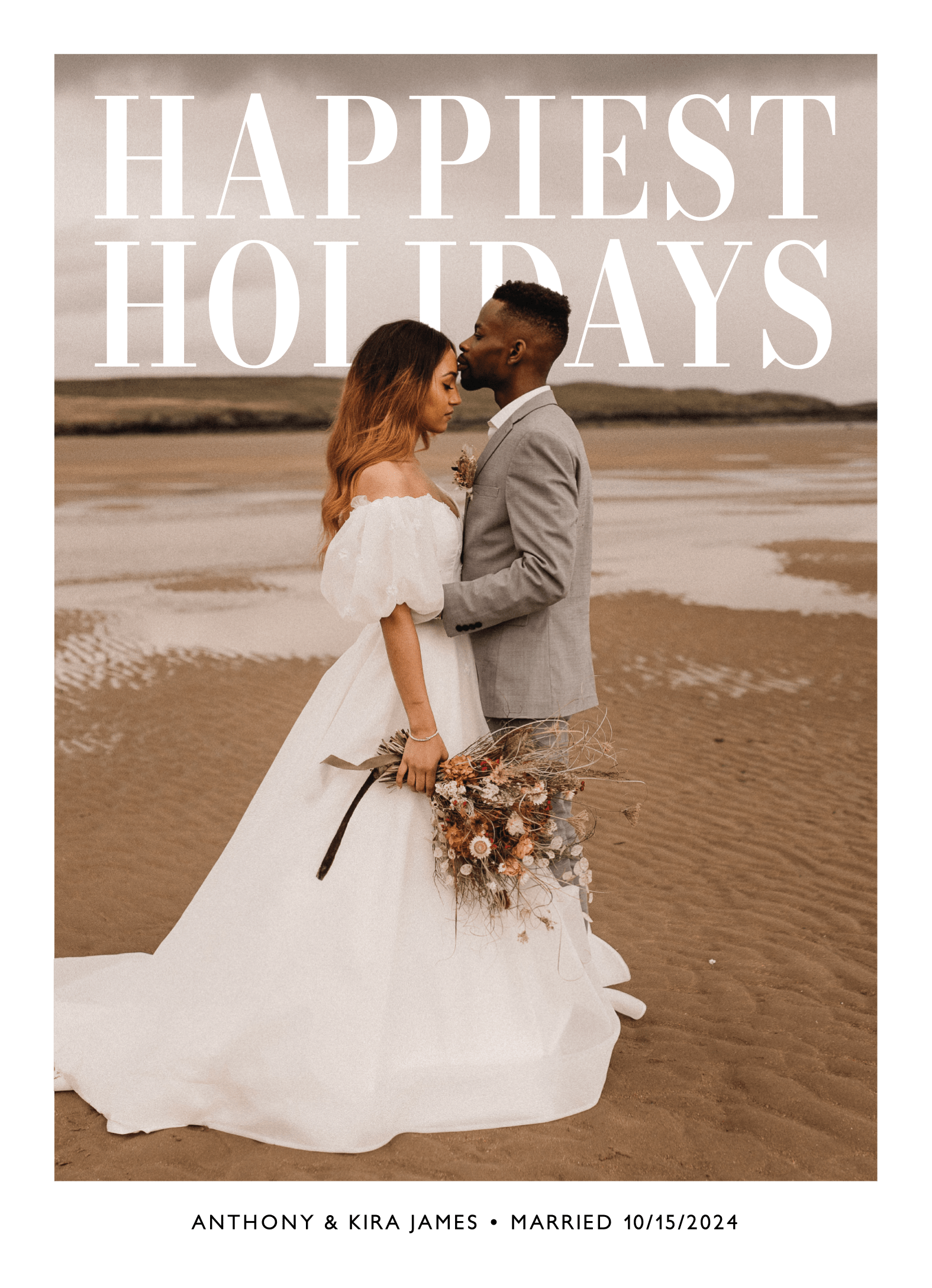 Newlywed Magazine Spread