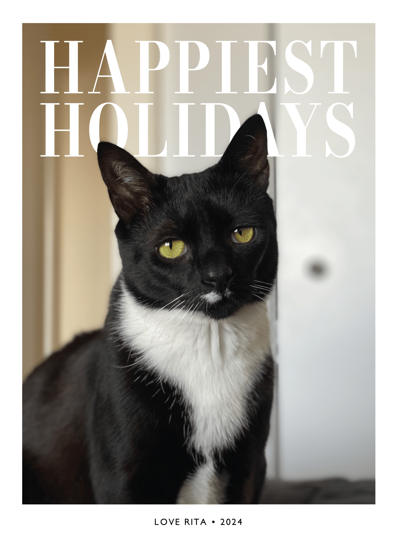 Happiest Holiday Serif Pets