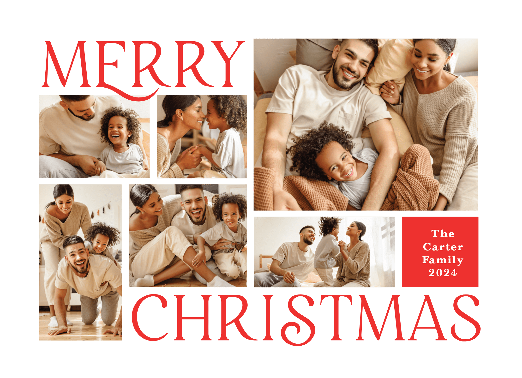 Multi Red Christmas