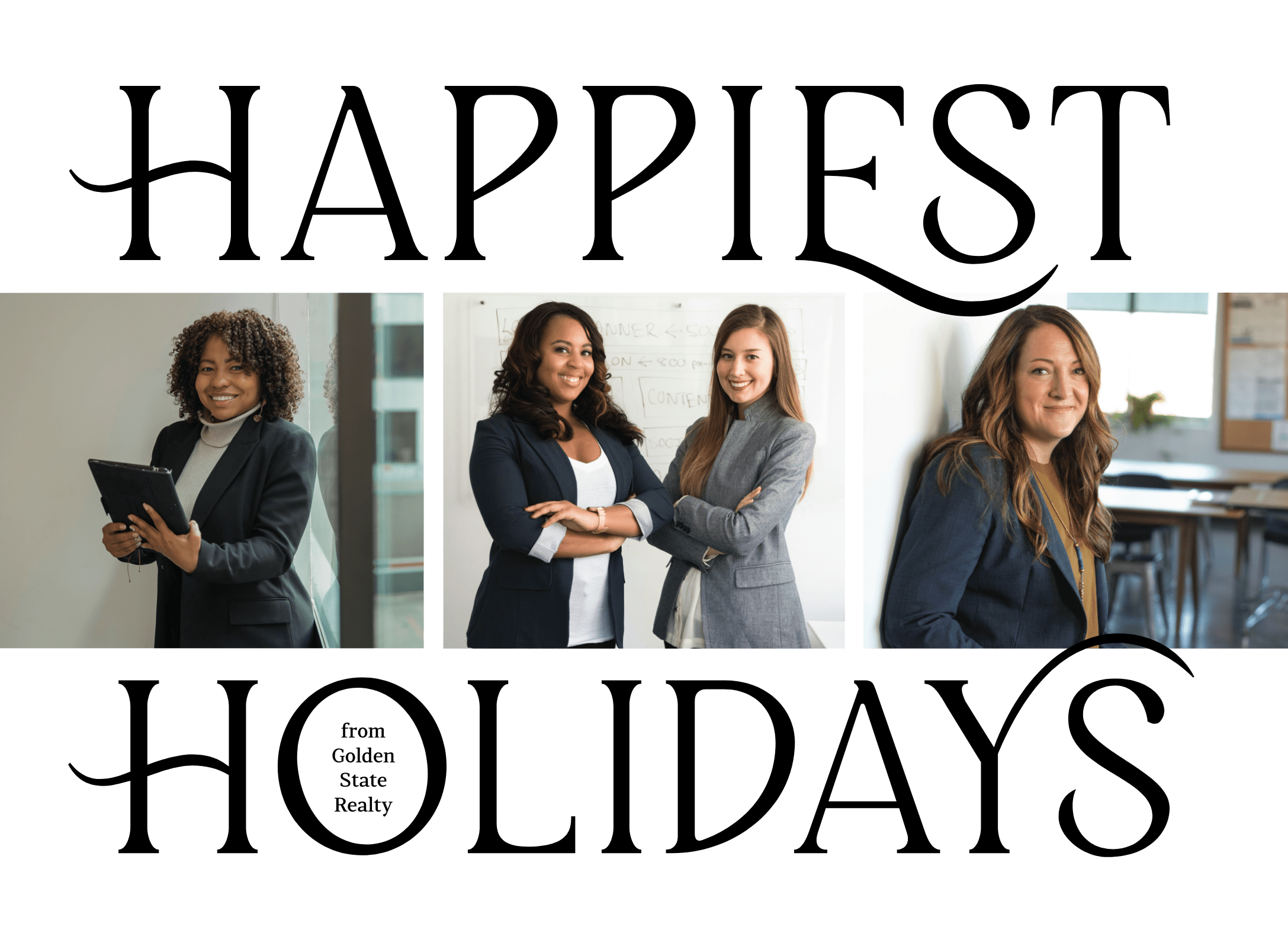Happiest Business Triptych 