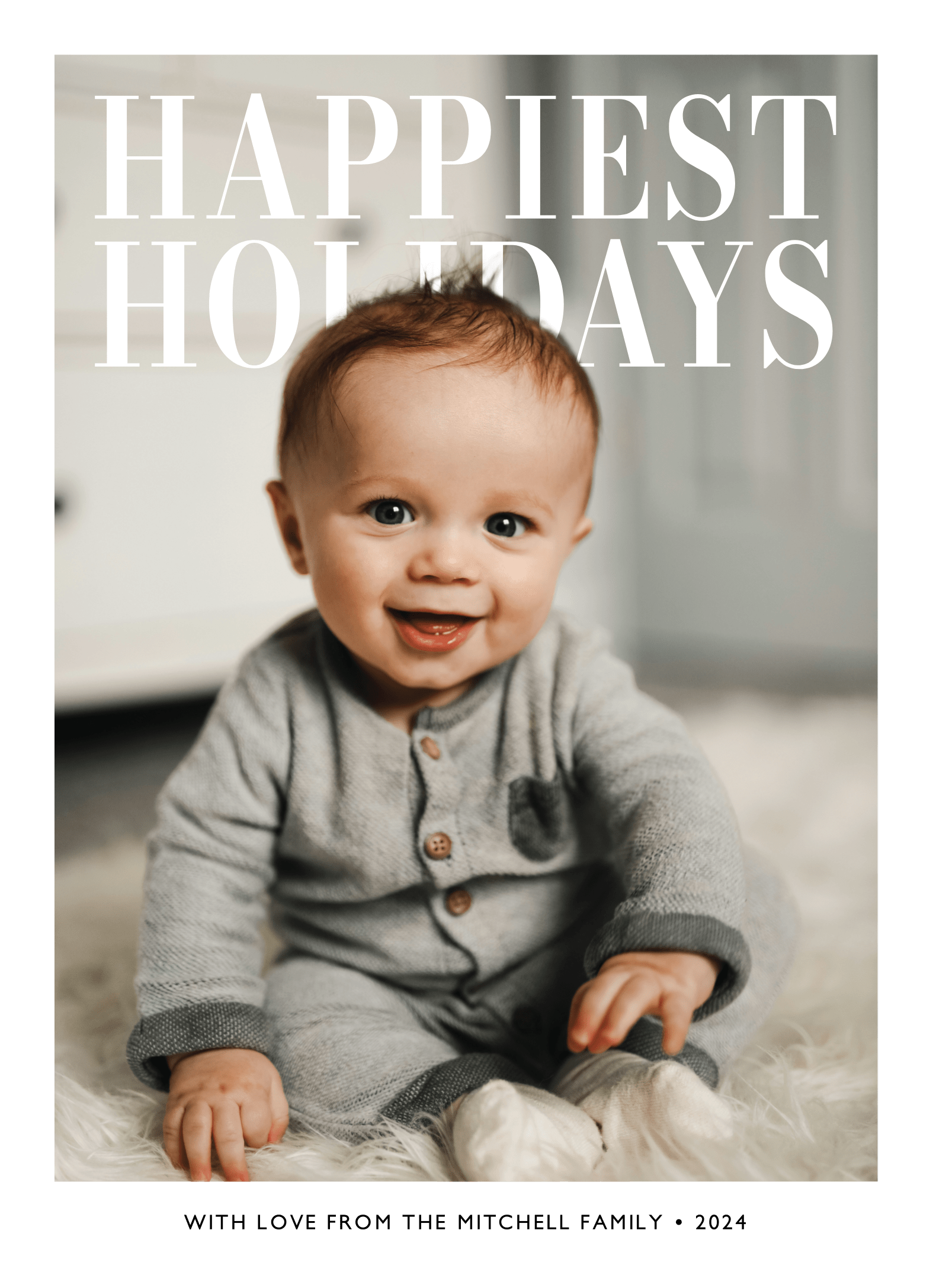 Baby Holiday Magazine Spread